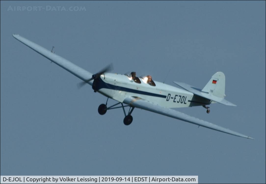 D-EJOL, 1934 Klemm L 25 d VII C/N 798, flightdisplay at OTT19