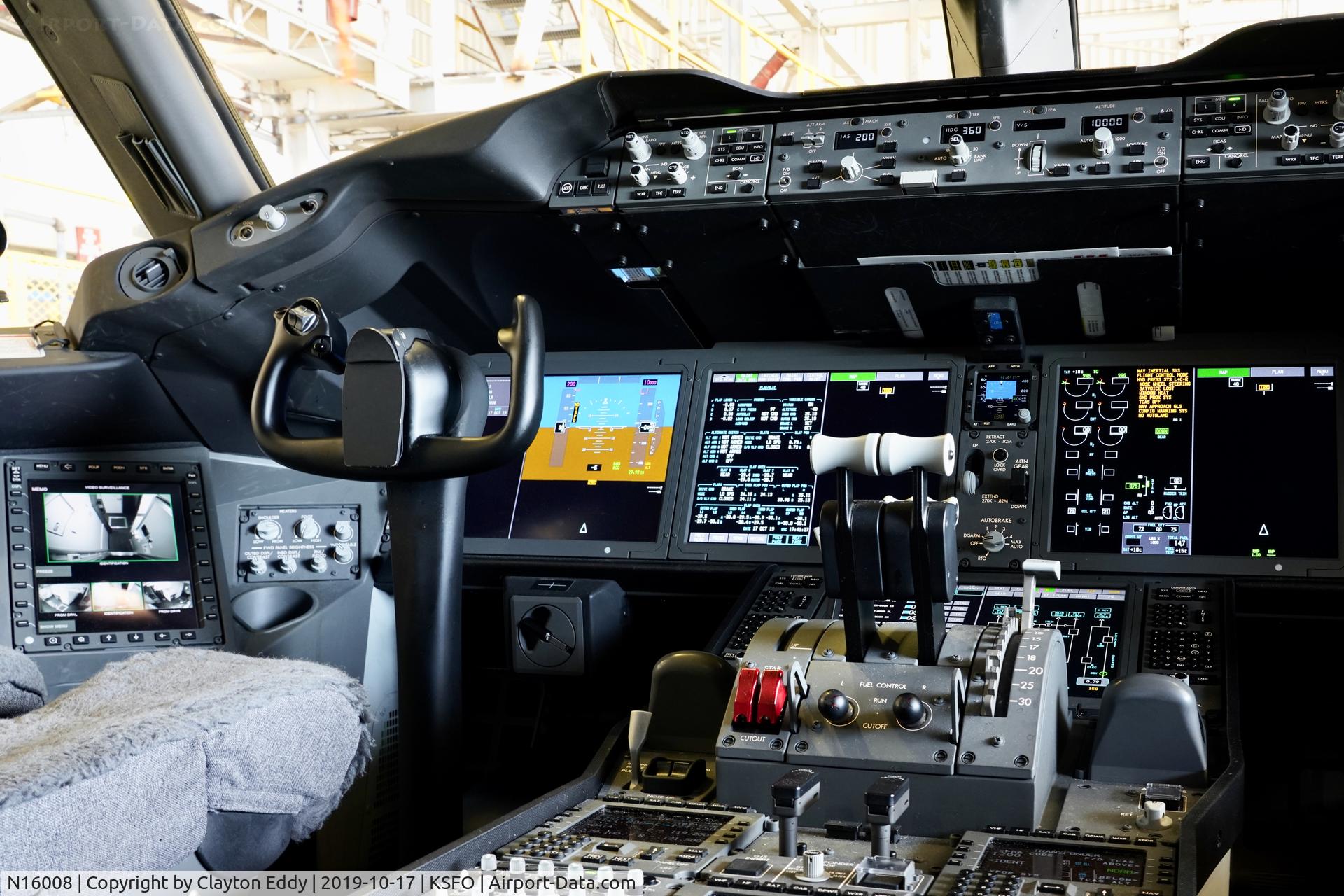 N16008, 2019 Boeing 787-10 Dreamliner C/N 60138, SFO 2019.
