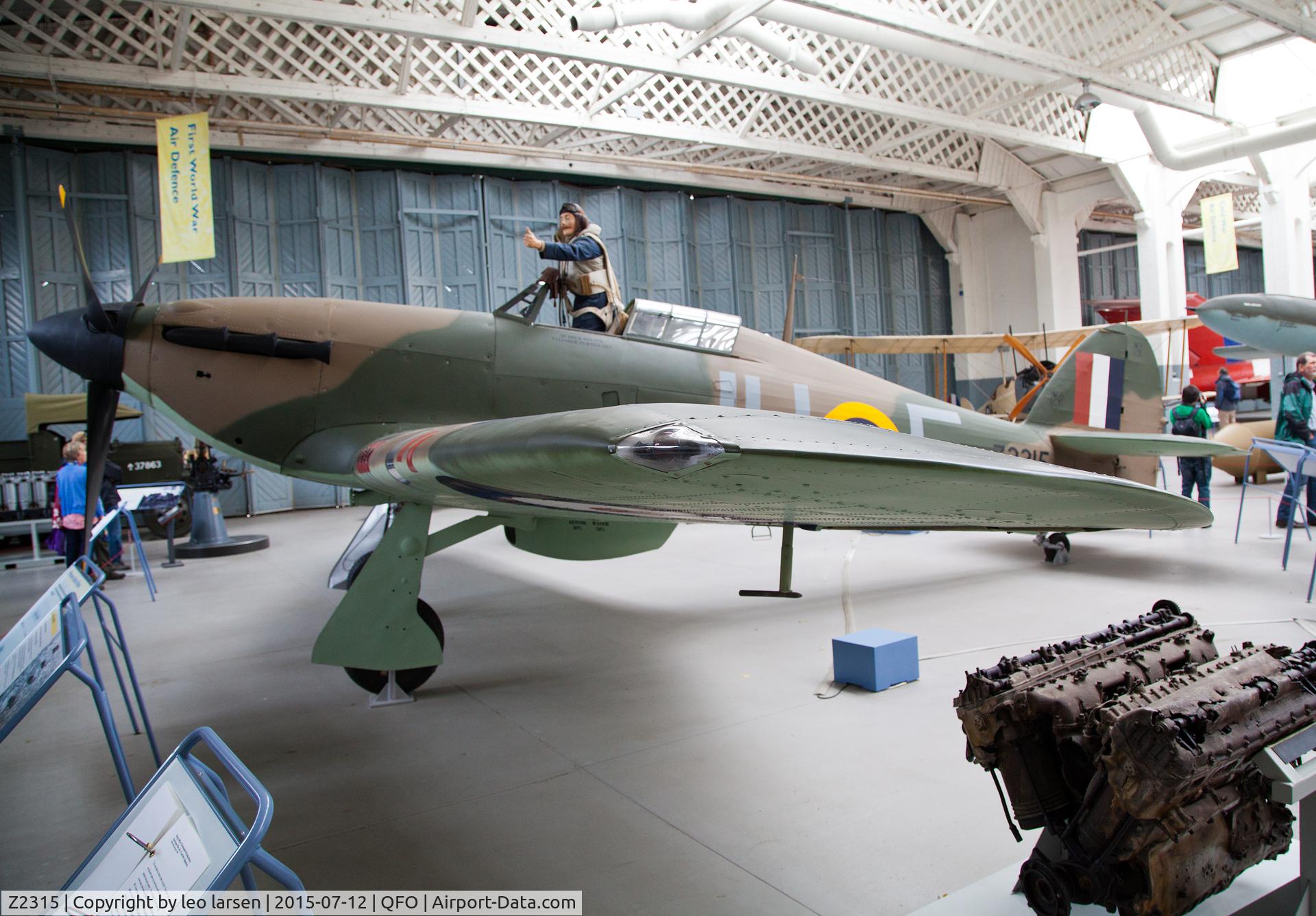 Z2315, Hawker Hurricane IIB C/N Not found Z2315, Duxford Museum 12.7.2015