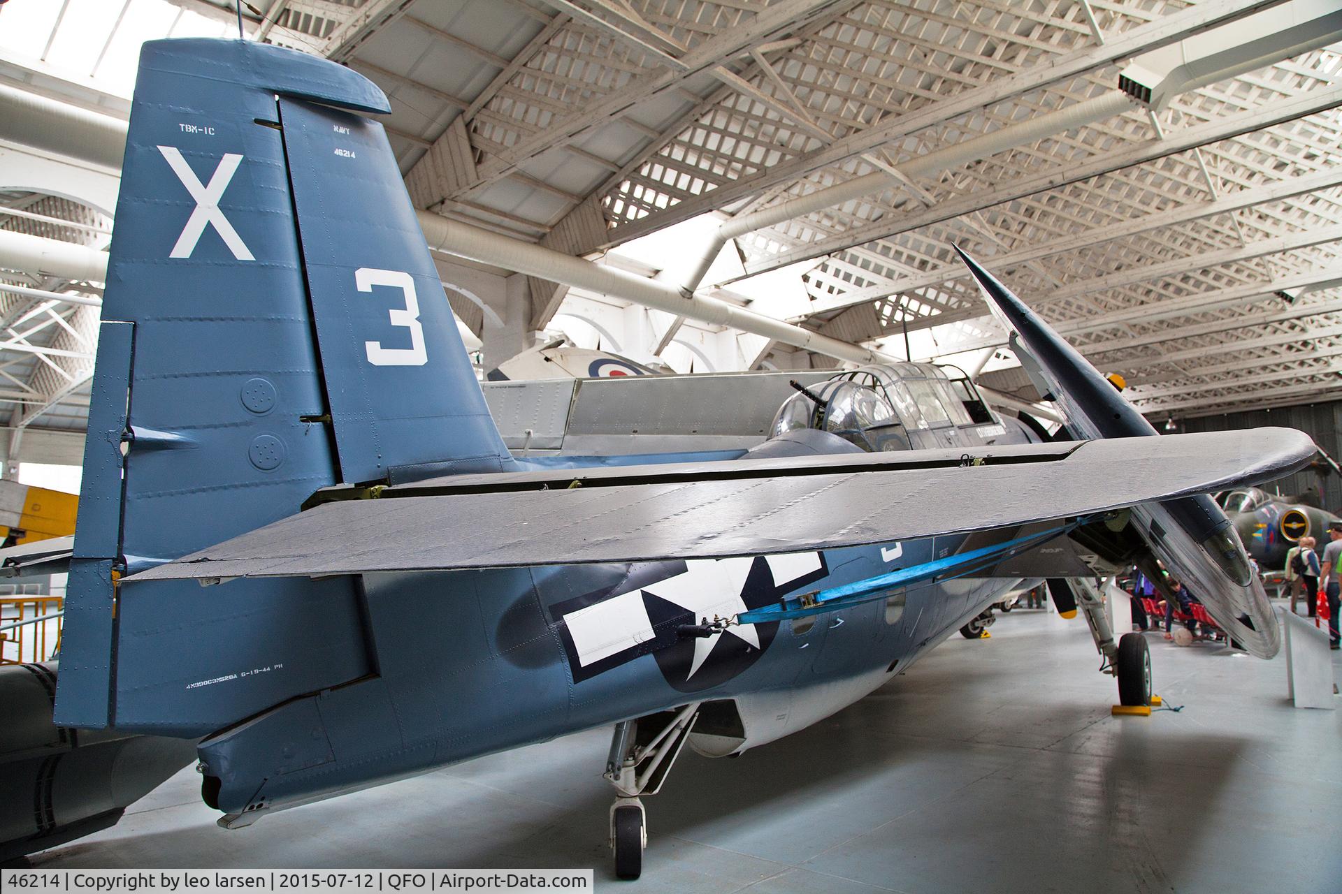 46214, Grumman TBM-3E Avenger C/N 2066, Duxford Museum 12.7.2015