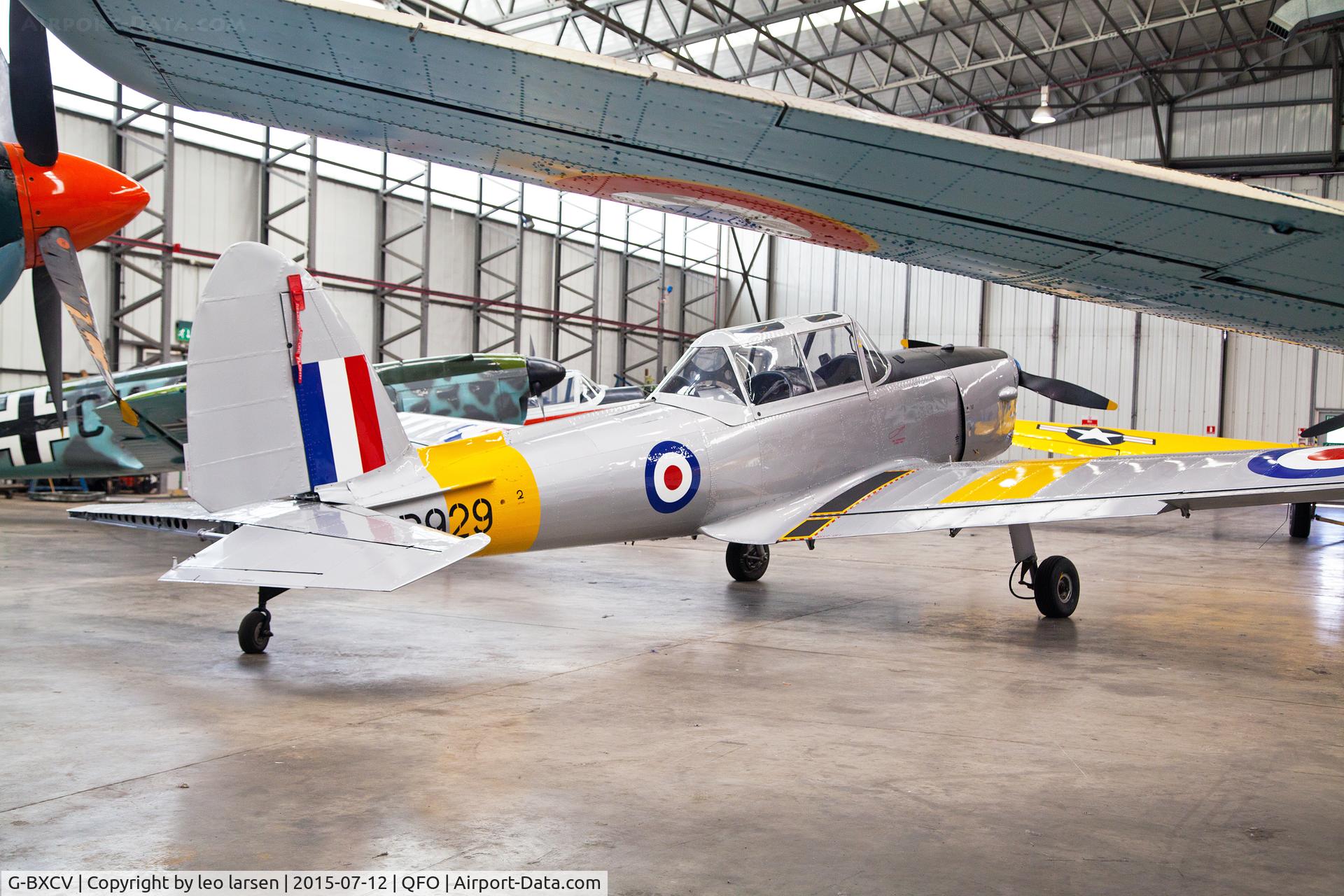 G-BXCV, 1952 De Havilland DHC-1 Chipmunk T.10 C/N C1/0807, Duxford 12.7.2015