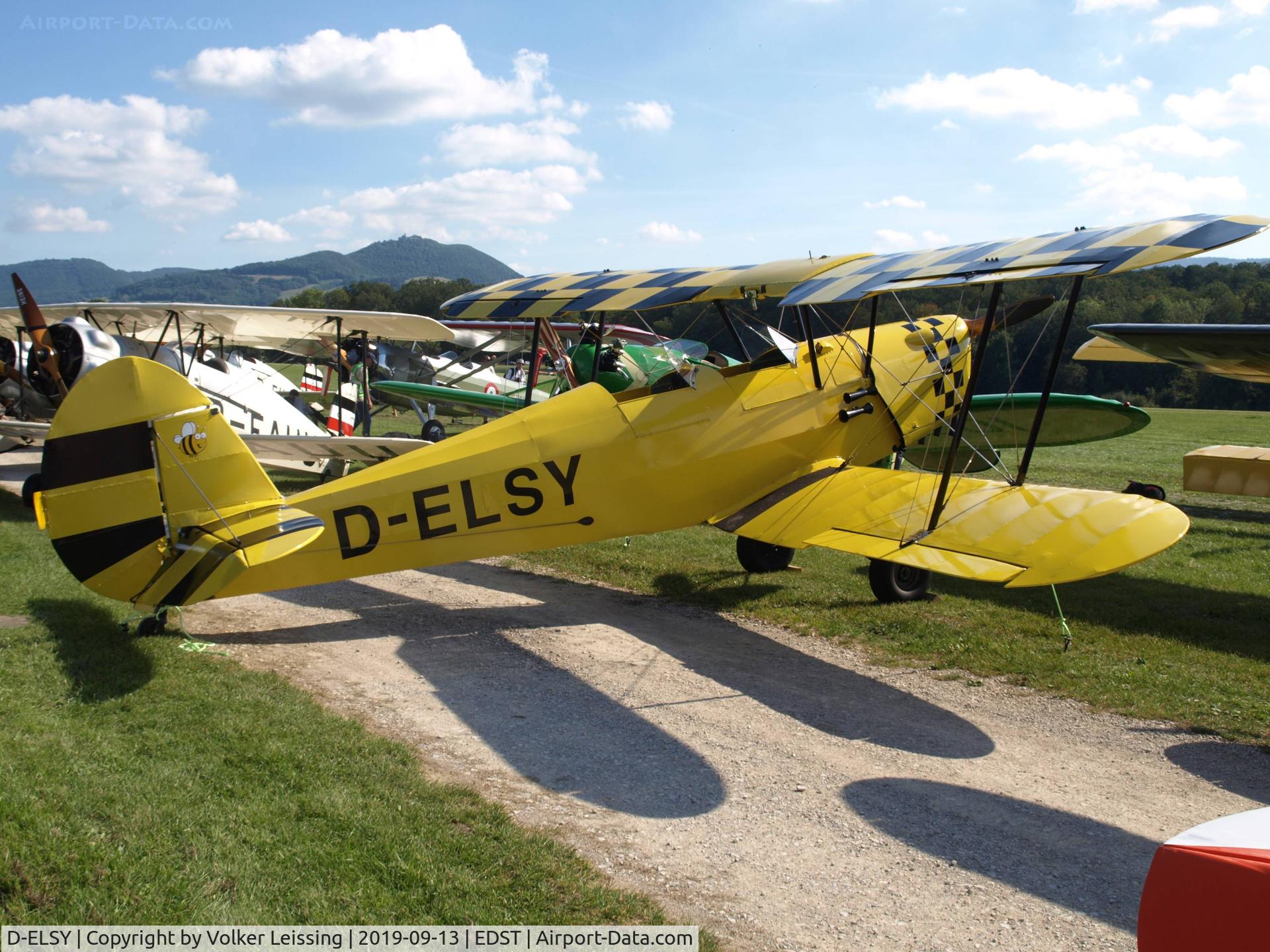 D-ELSY, 1948 Stampe-Vertongen SV-4C C/N 665, parking at OTT19