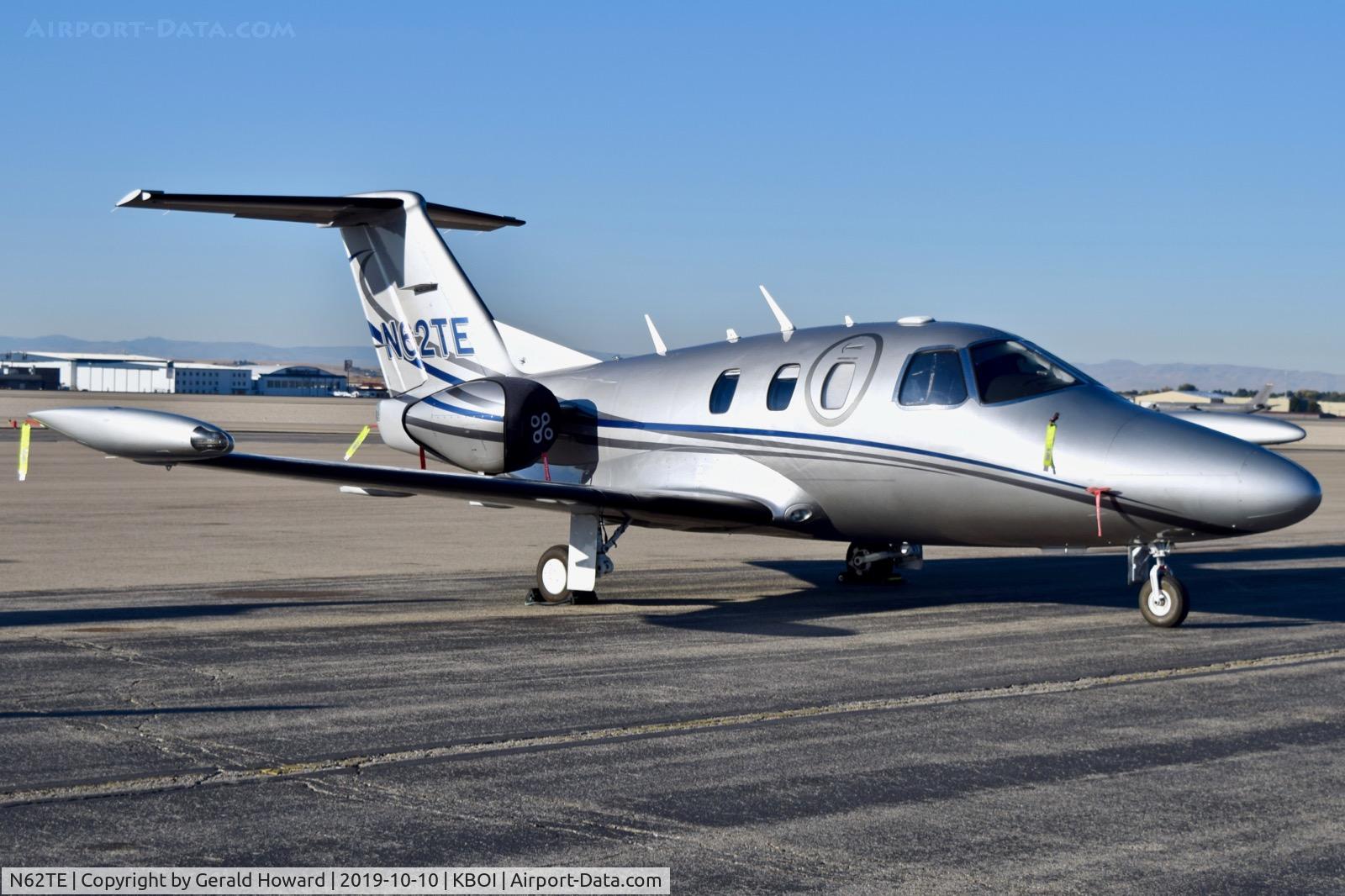 N62TE, 2007 Eclipse Aviation Corp EA500 C/N 000062, Parked on north GA ramp.