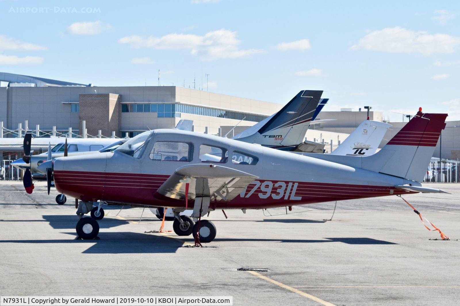 N7931L, 1966 Beech A23-24 Musketeer Super III C/N MA-118, Parked on north GA ramp.