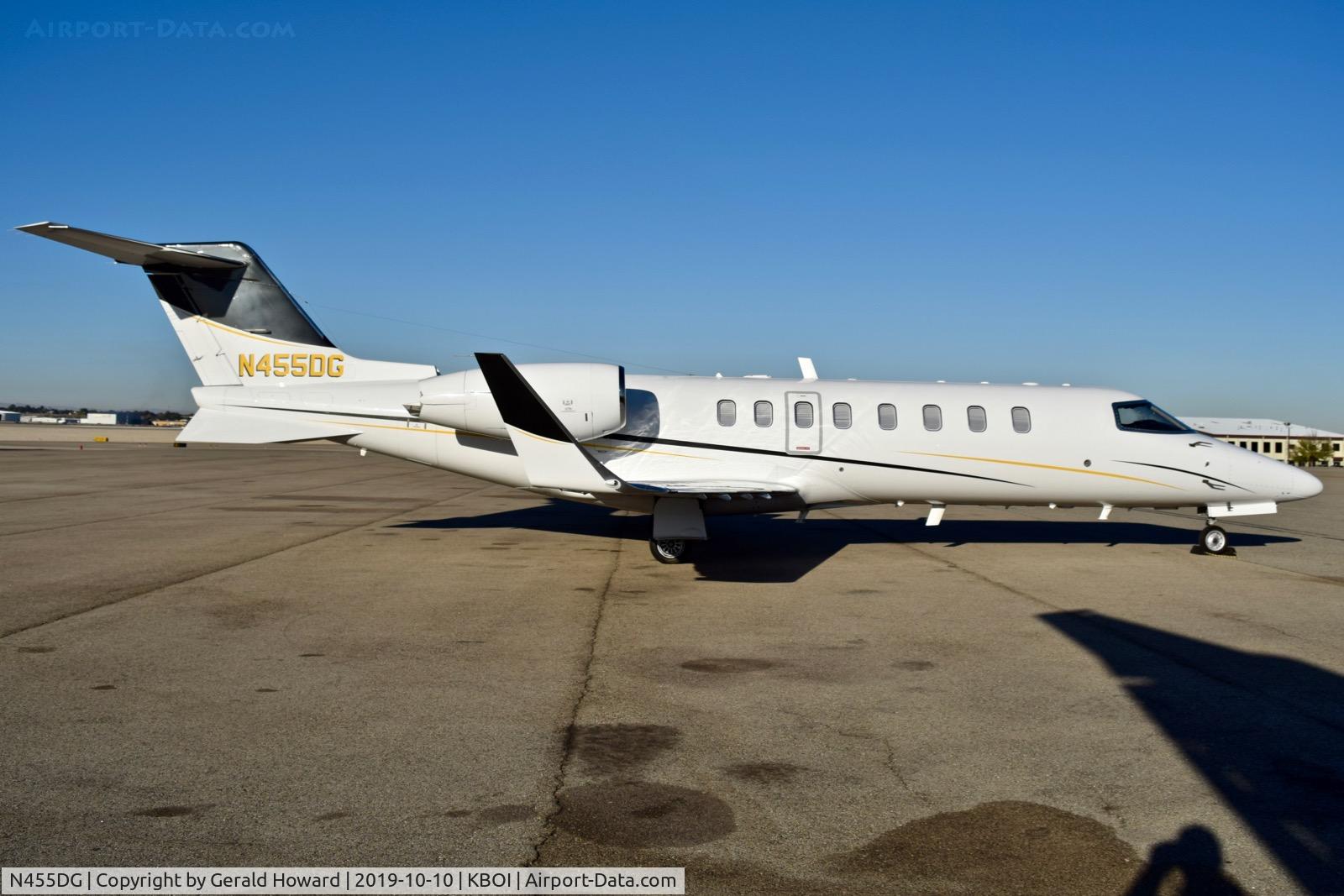 N455DG, 2000 Learjet Inc 45 C/N 129, Parked on north GA ramp.
