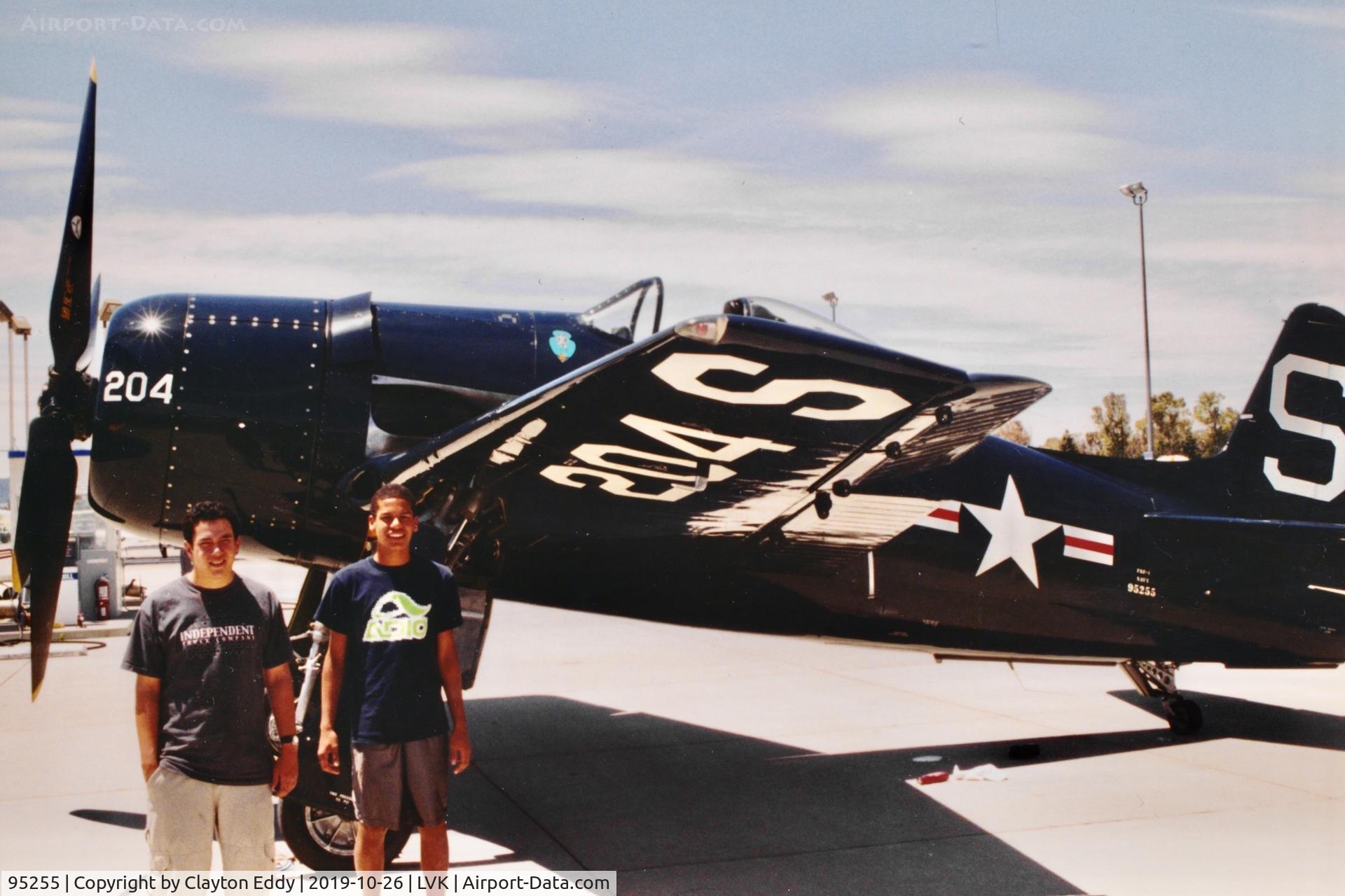 95255, 1946 Grumman F8F-1 Bearcat C/N D.527, Livermore Airport California.