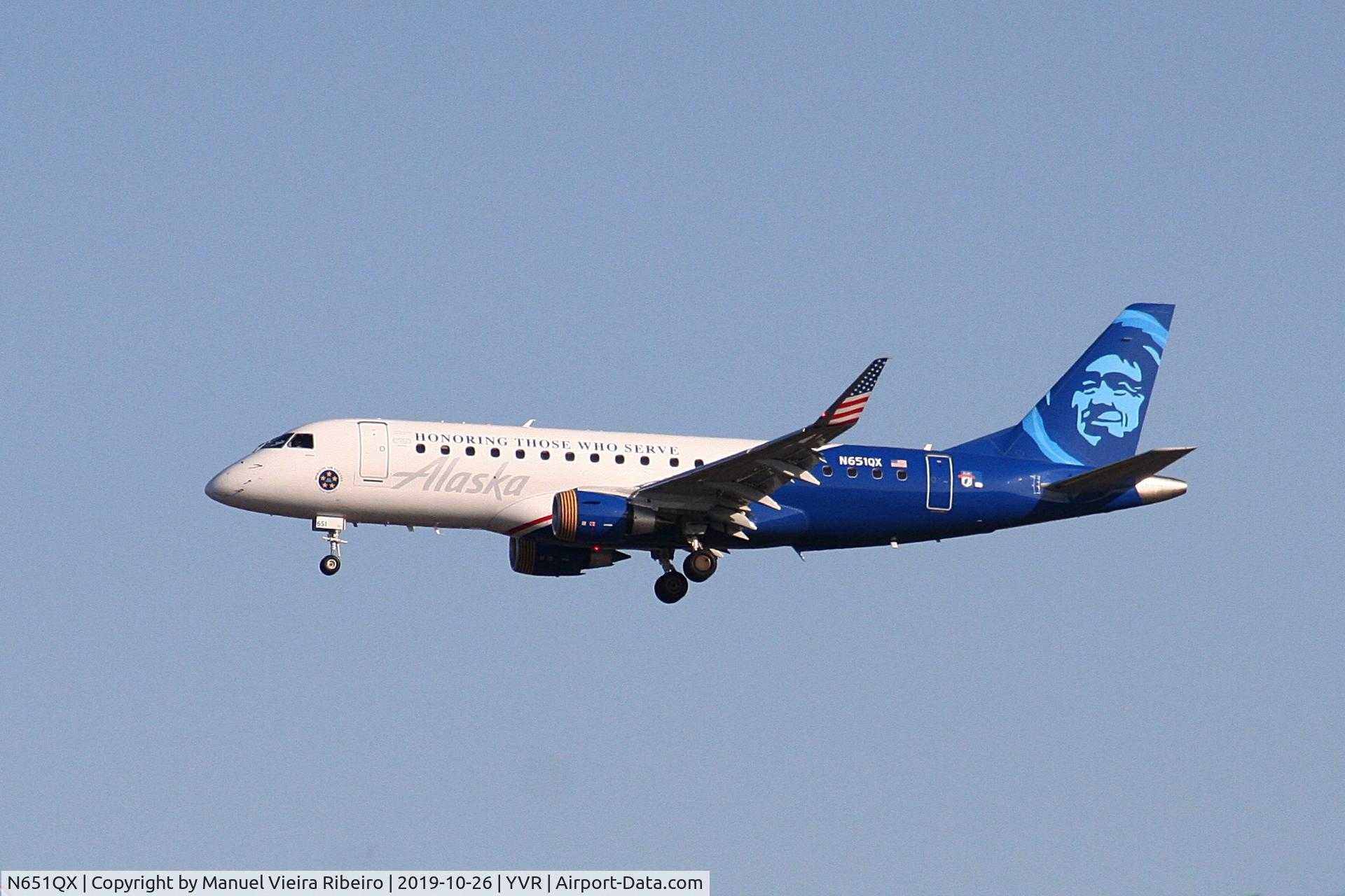 N651QX, 2019 Embraer 175LR (ERJ-170-200LR) C/N 17000812, 