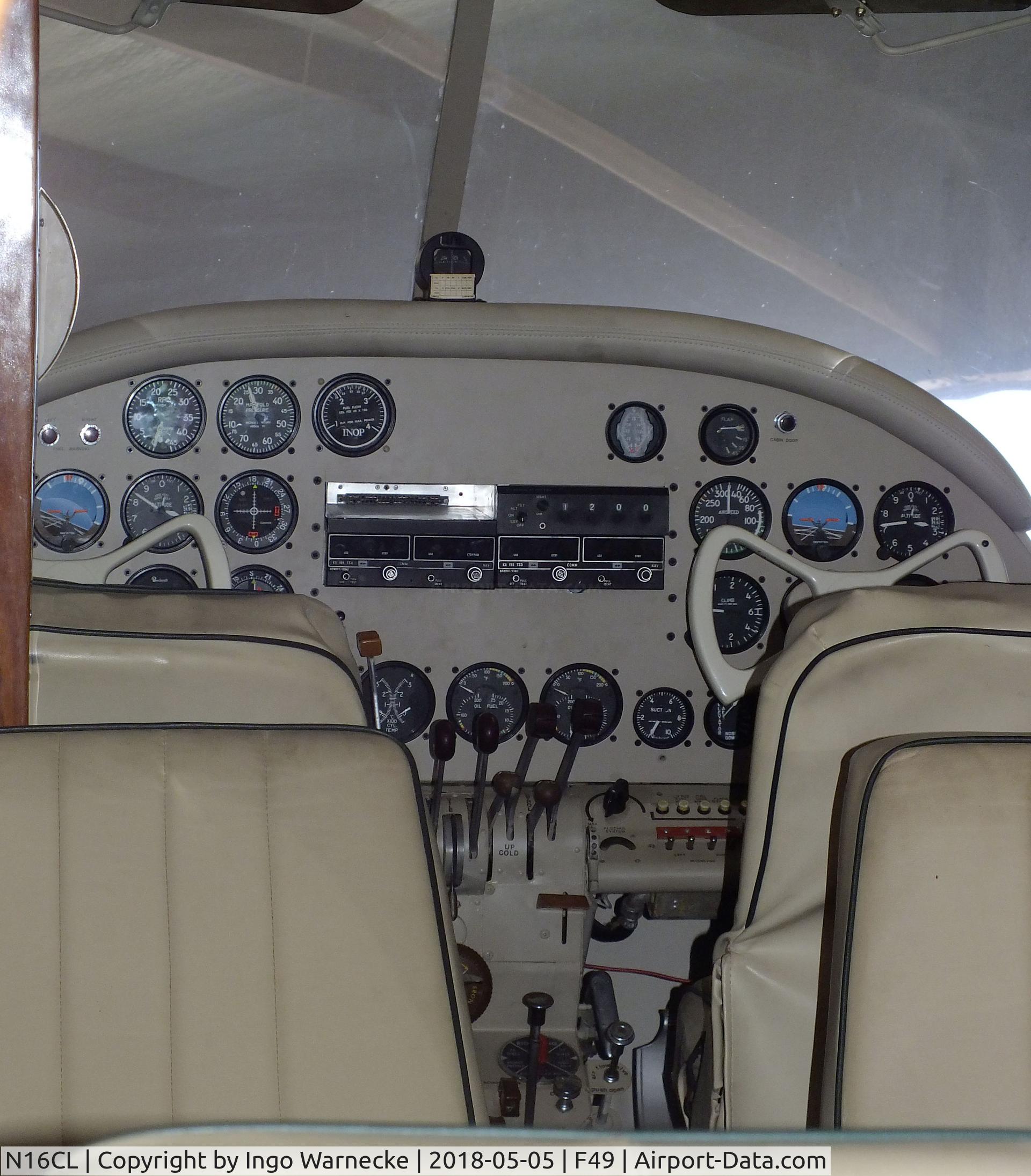 N16CL, 1955 Beech E18S C/N BA-67, Beechcraft E18S Twin Beech, undergoing maintenance at the Texas Air Museum Caprock Chapter, Slaton TX  #c