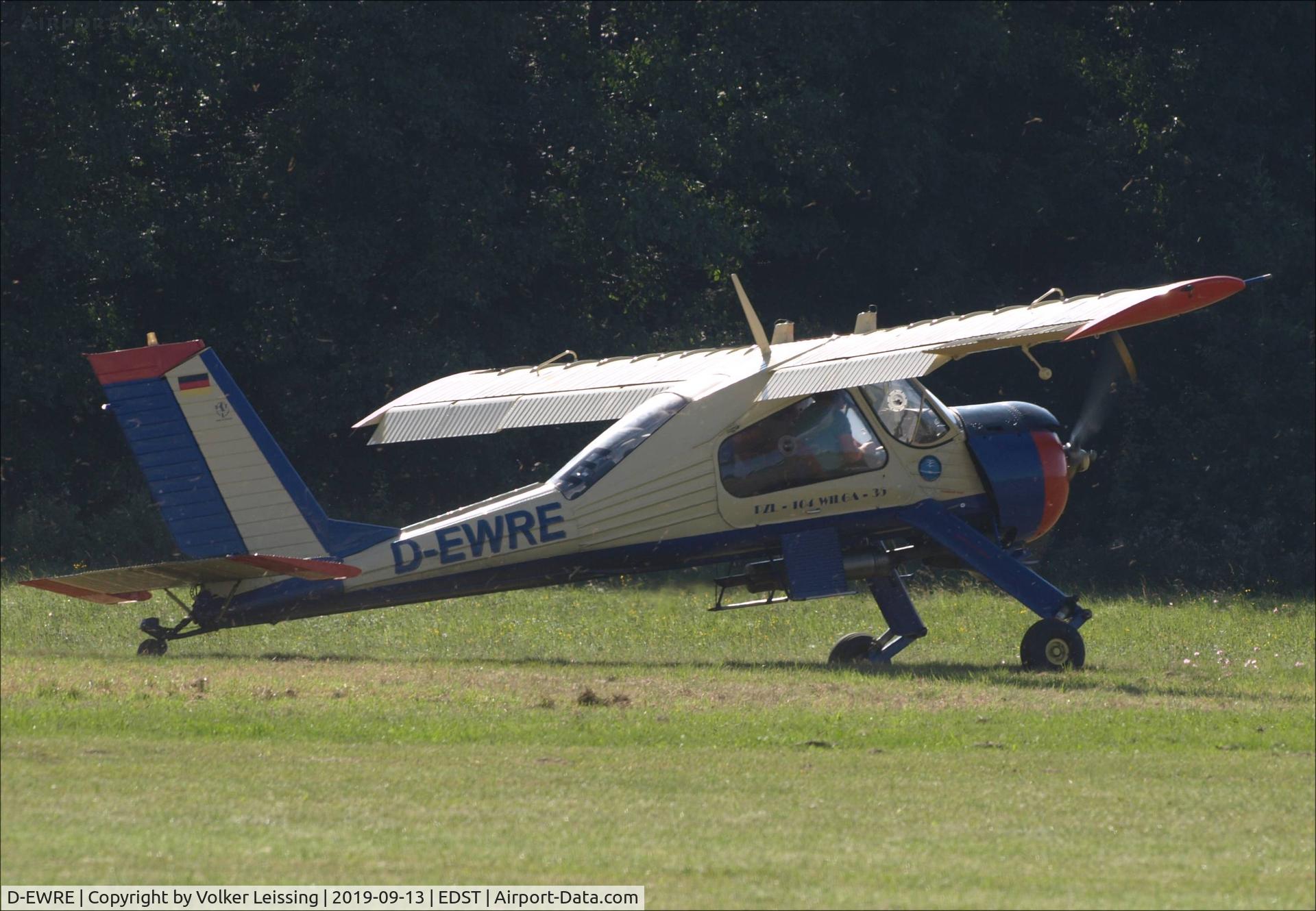 D-EWRE, 1976 PZL 104 Wilga 35A C/N 96328, taxi at OTT19