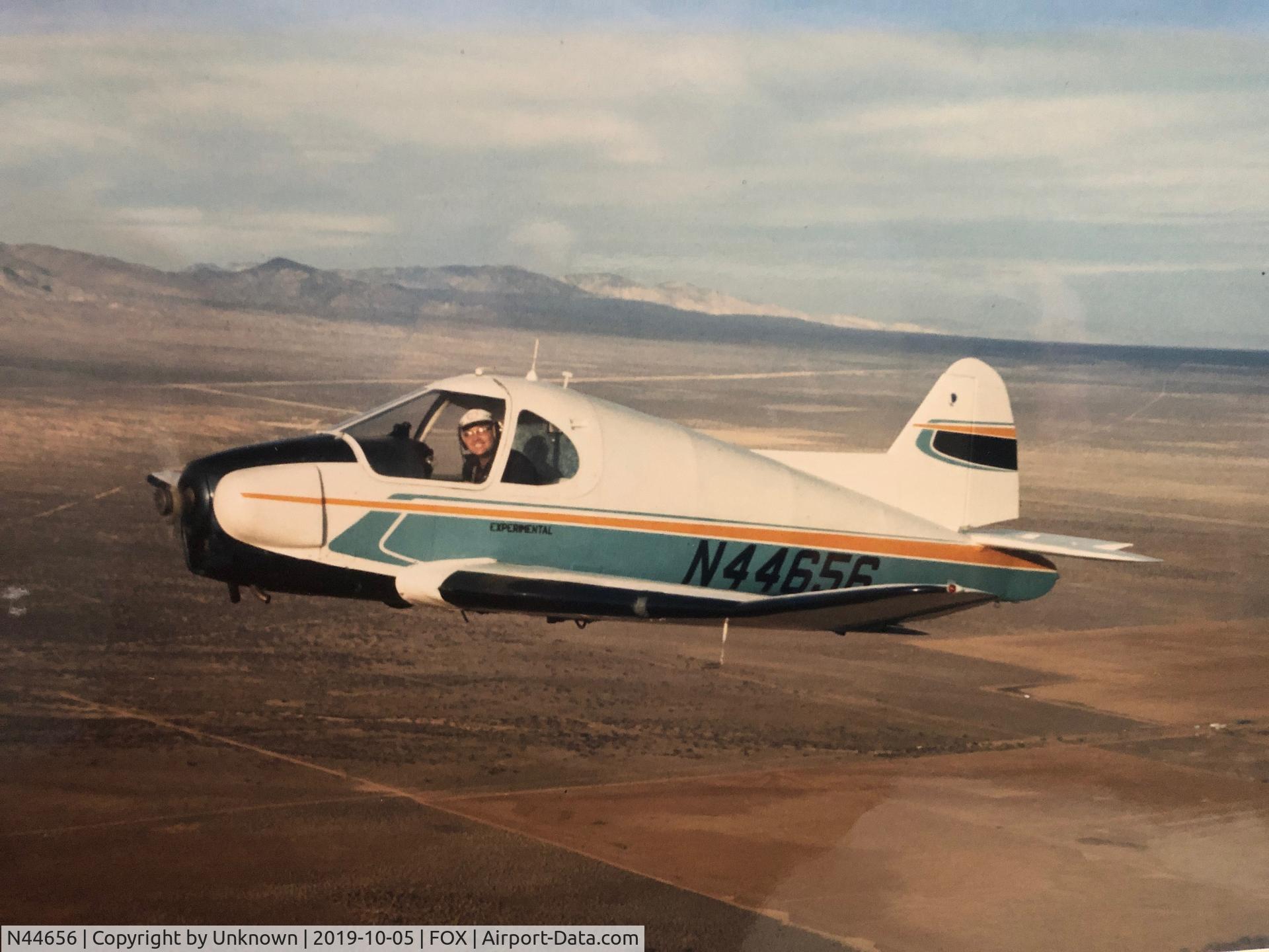 N44656, 1946 Superior Culver V C/N V-47, My dad's 1946 Superior Culver V Flying high over Fox Airfield in Lancaster, California, 1967.  Searching for this airplane