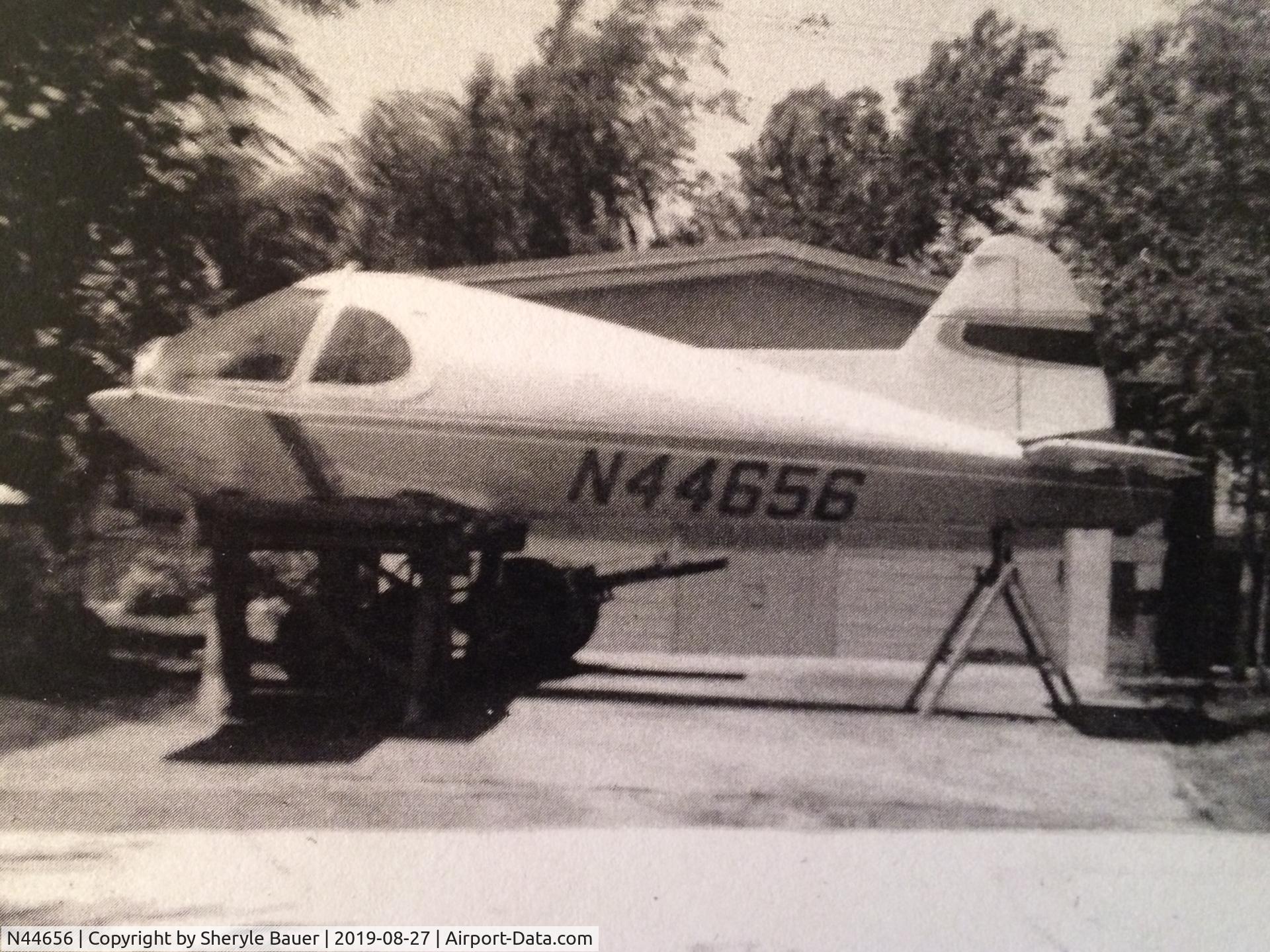 N44656, 1946 Superior Culver V C/N V-47, Photo of my dad's 1946, Superior Culver V which sat parked in our driveway in Lancaster, California for 3 years as he completed the restoration on the aircraft. Searching for the airplane. Please email me if you've see it.  Thanks.