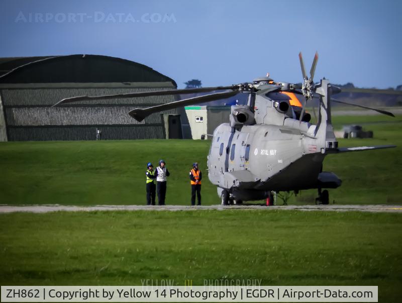 ZH862, 2002 AgustaWestland EH-101 Merlin HM.2 C/N 50171/RN42, RNAS EH-101 Merlin at RNAS Culdrose