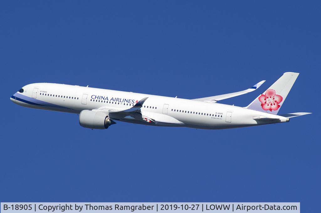 B-18905, 2016 Airbus A350-941 C/N 073, China Airlines Airbus A350-900