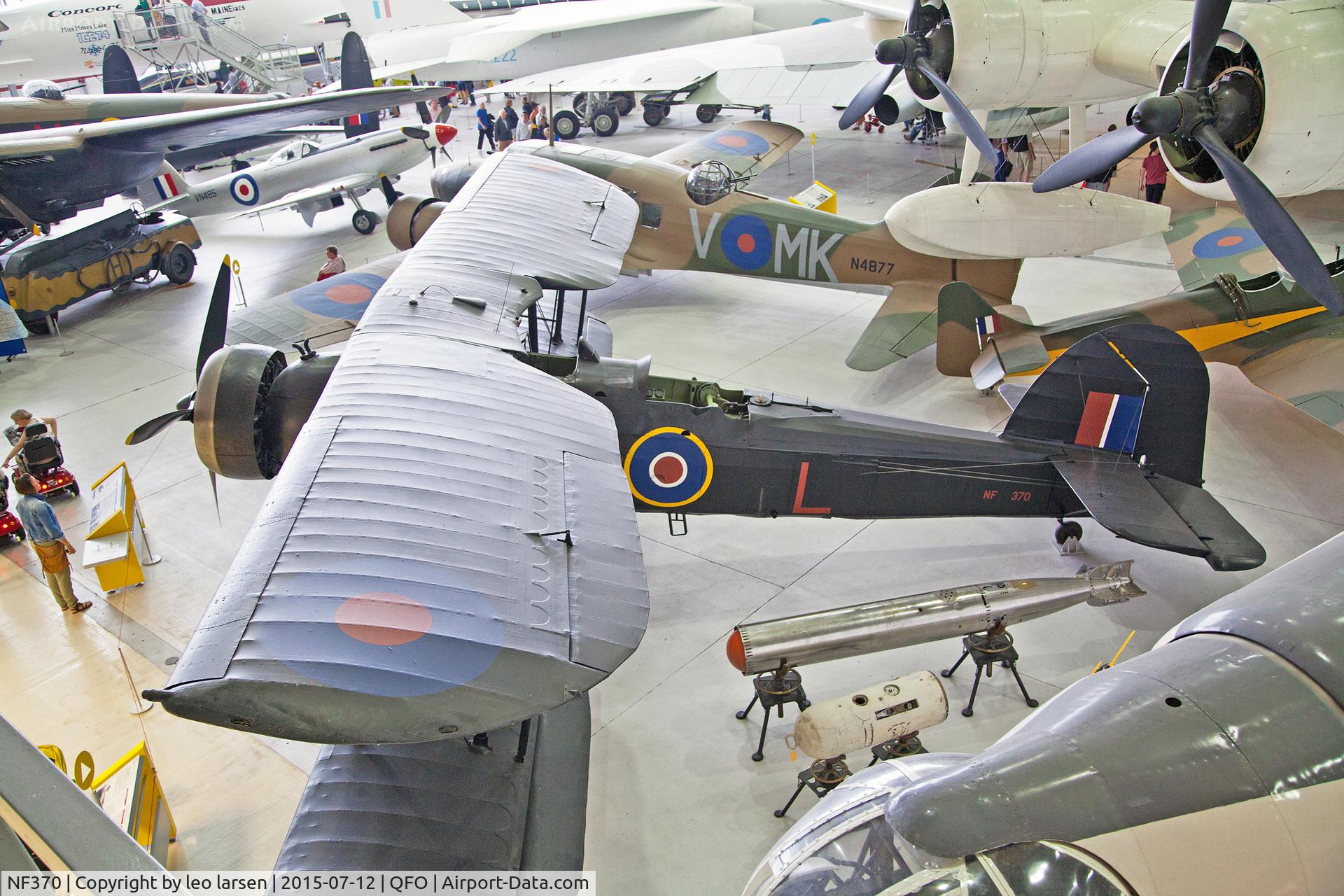 NF370, Fairey Swordfish Mk.III C/N Not found NF370, Duxford 12.7.2015