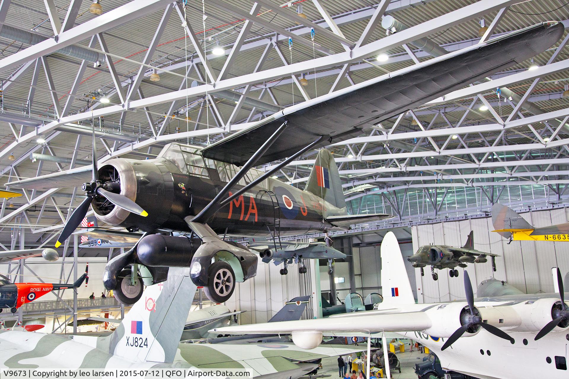 V9673, 1940 Westland Lysander IIIA C/N 504/39, Duxford 12.7.2015