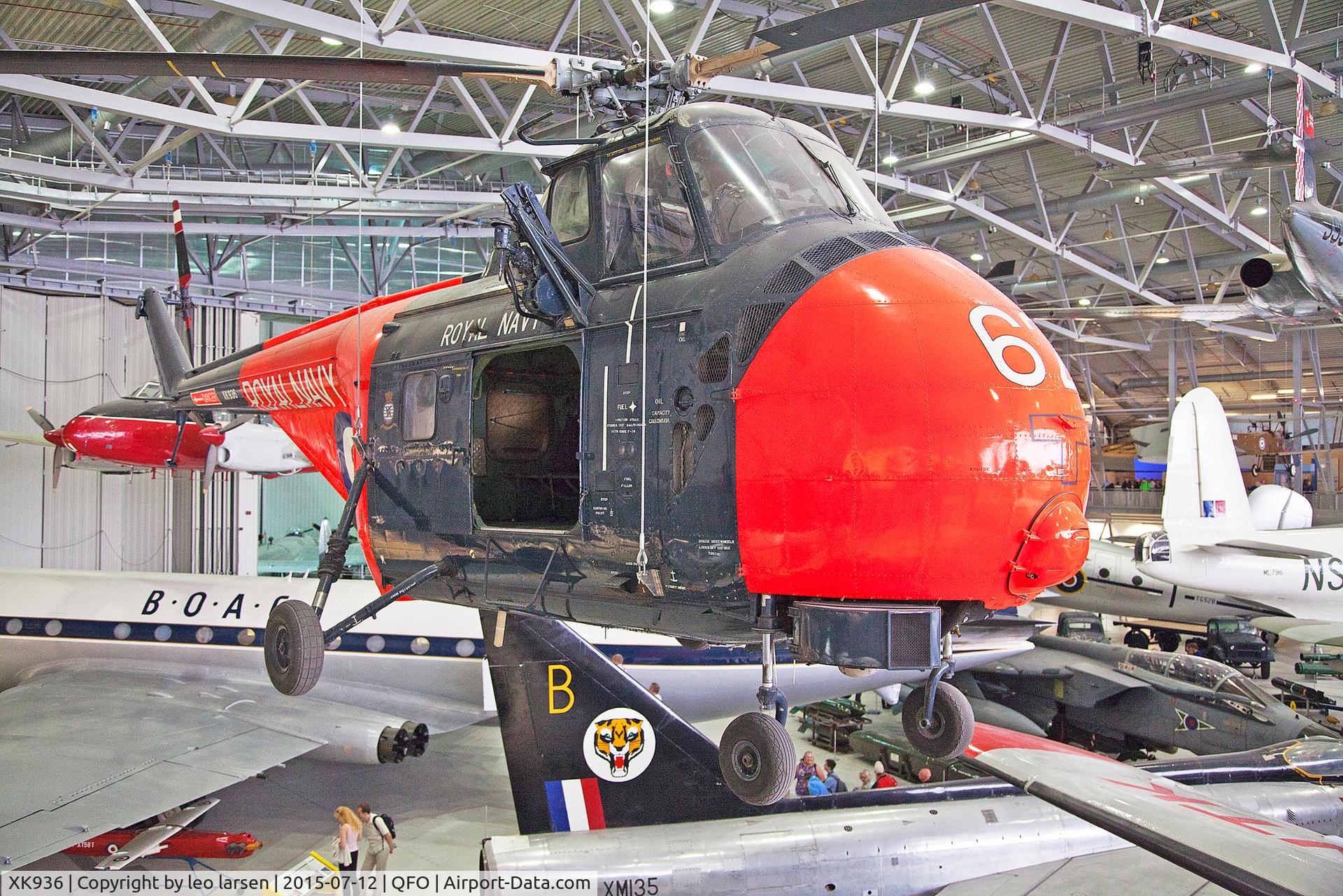 XK936, 1957 Westland Whirlwind HAS.7 C/N WA163, Duxford 12.7.2015