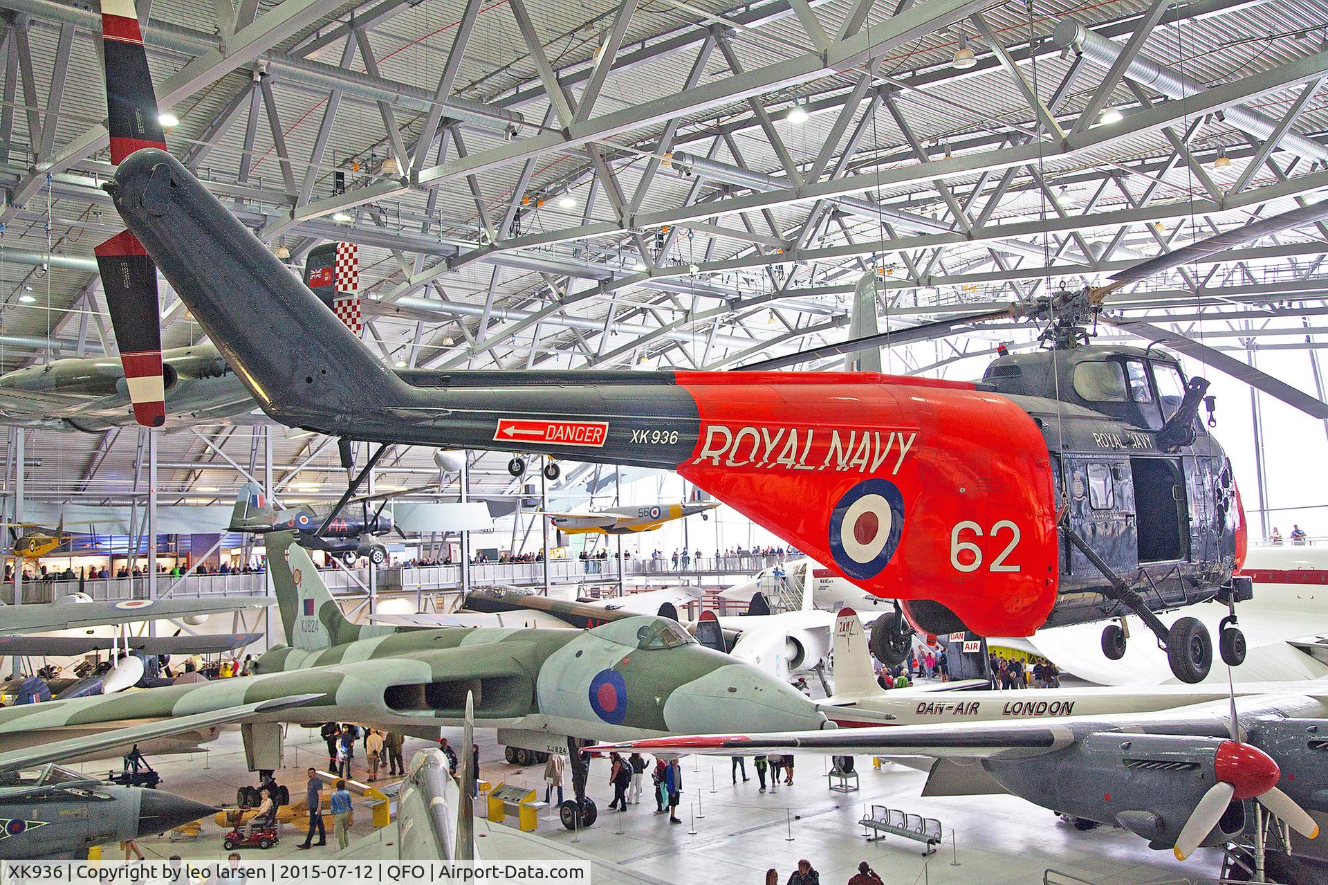 XK936, 1957 Westland Whirlwind HAS.7 C/N WA163, Duxford 12.7.2015