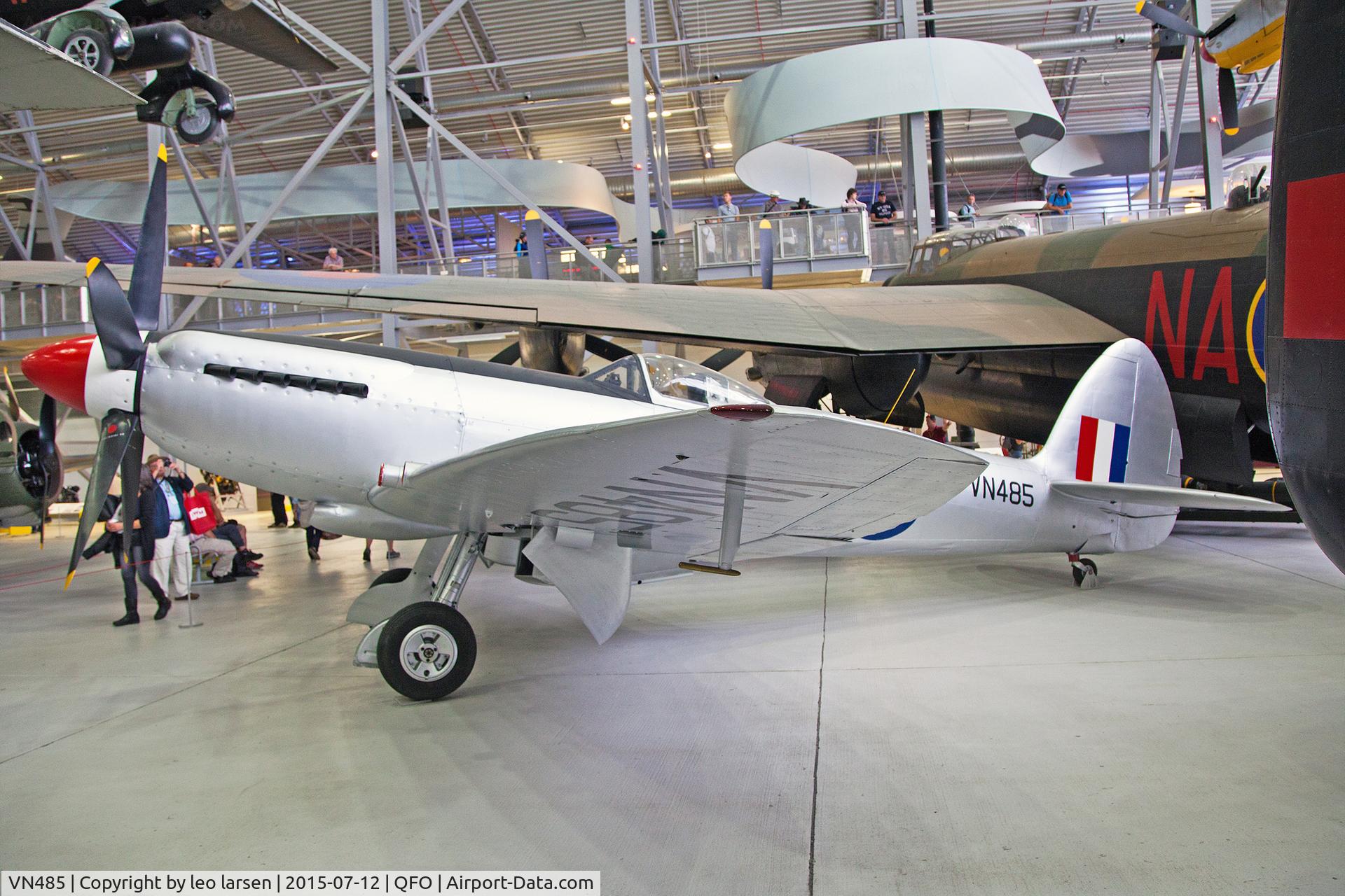 VN485, Supermarine 356 Spitfire F.24 C/N SMAF.21567, Duxford 12.7.2015
