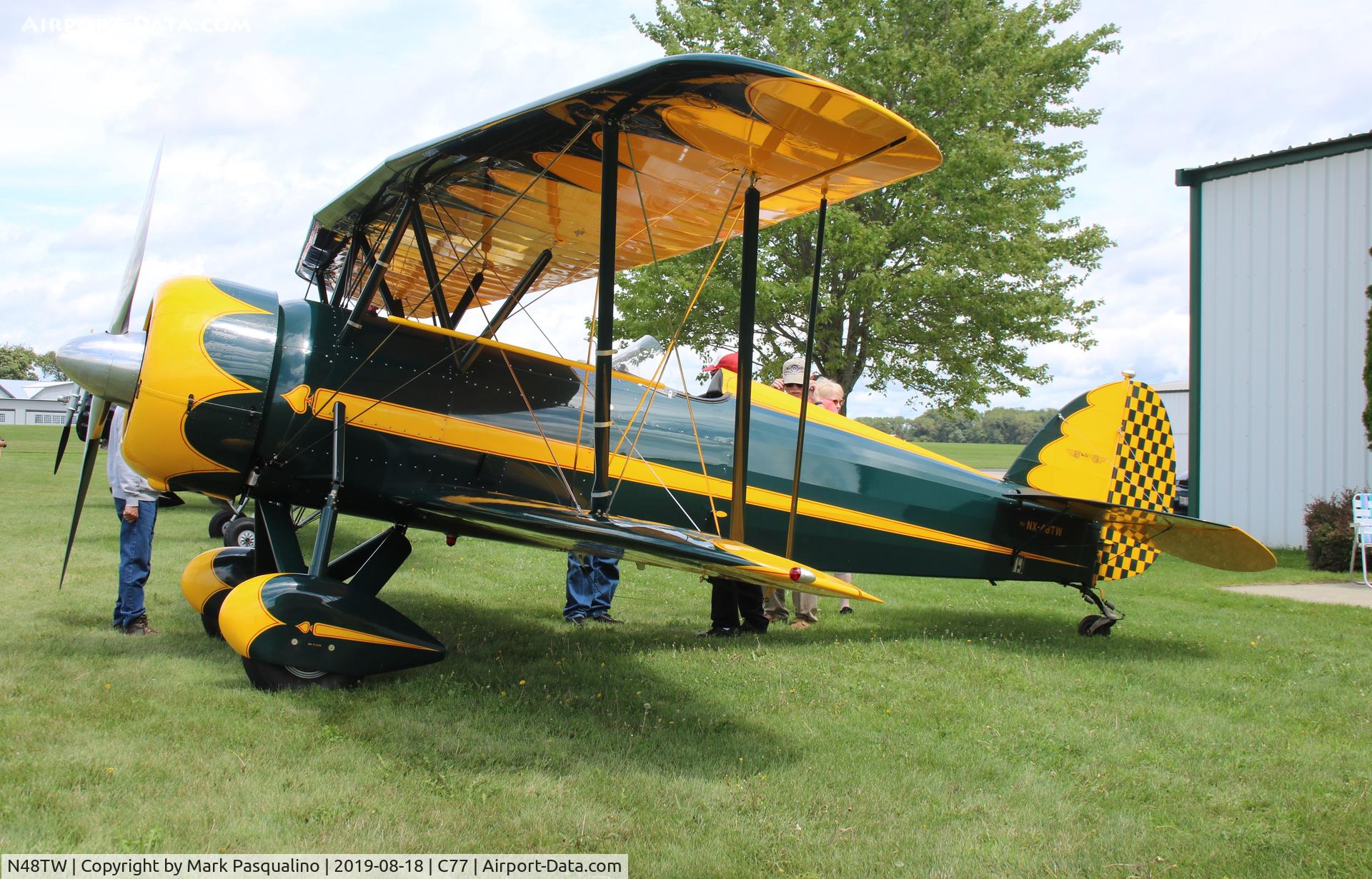 N48TW, 2003 WACO Taperwing T-10 Replica C/N 2501, Waco Taperwing T-10 Replica
