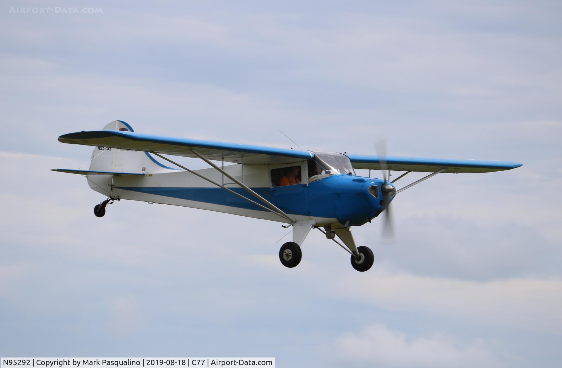 N95292, 1946 Taylorcraft BC12-D C/N 9692, Taylorcraft BC12-D