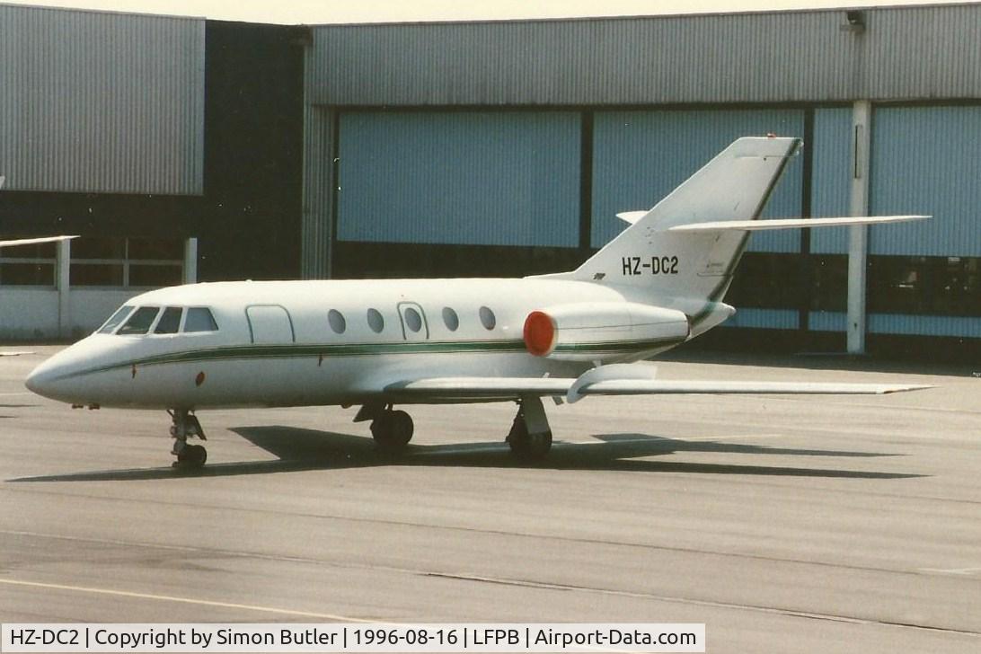 HZ-DC2, 1977 Dassault Falcon (Mystere) 20F C/N 363, PARIS LE BOURGET 16 AUGUST 1996