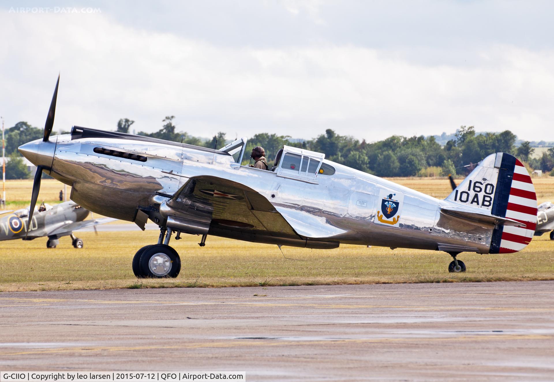 G-CIIO, 1941 Curtiss P-40C Warhawk C/N 16161, duxford 12.7.2015