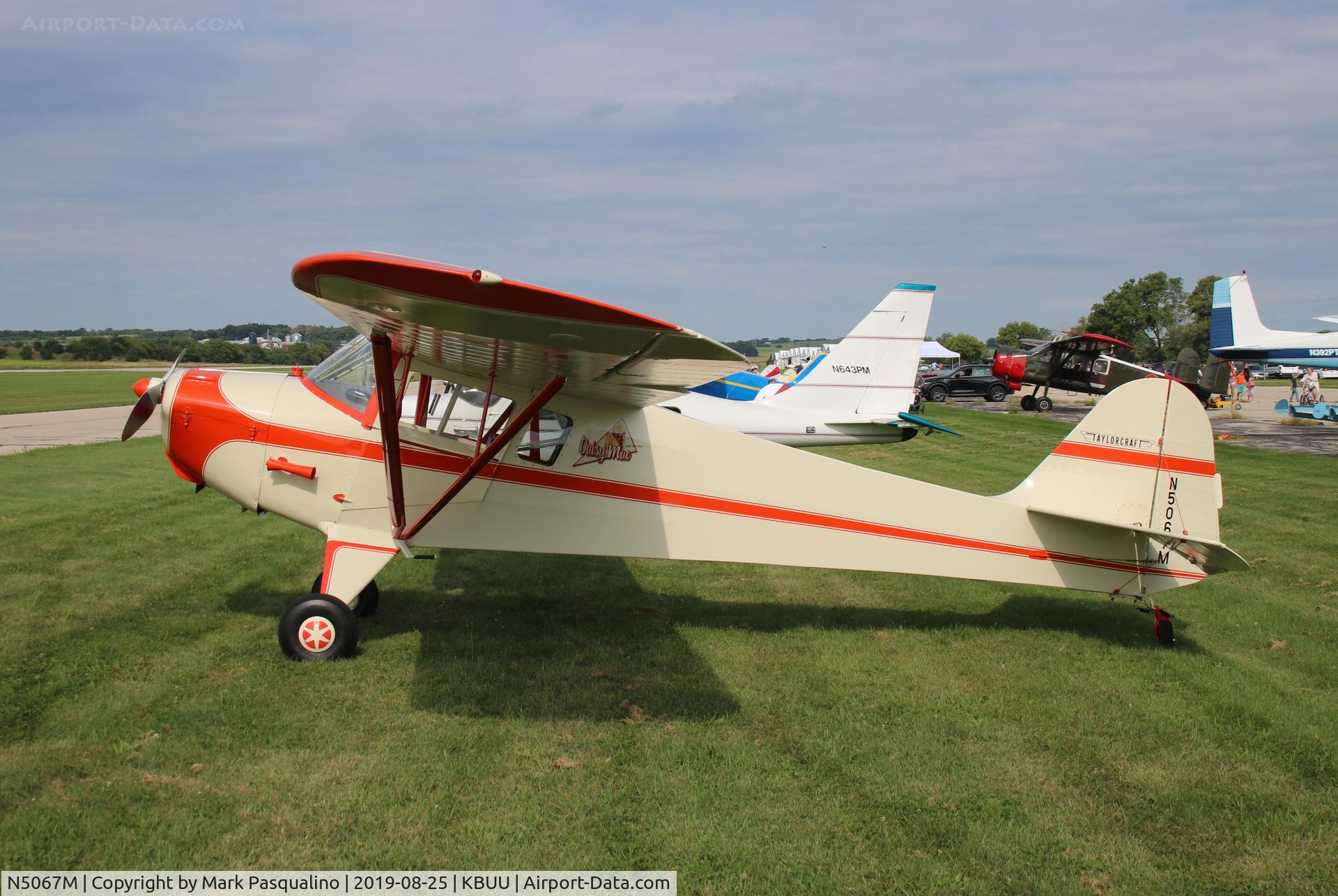 N5067M, 1946 Taylorcraft BC12-D C/N 10367, Taylorcraft BC12-D