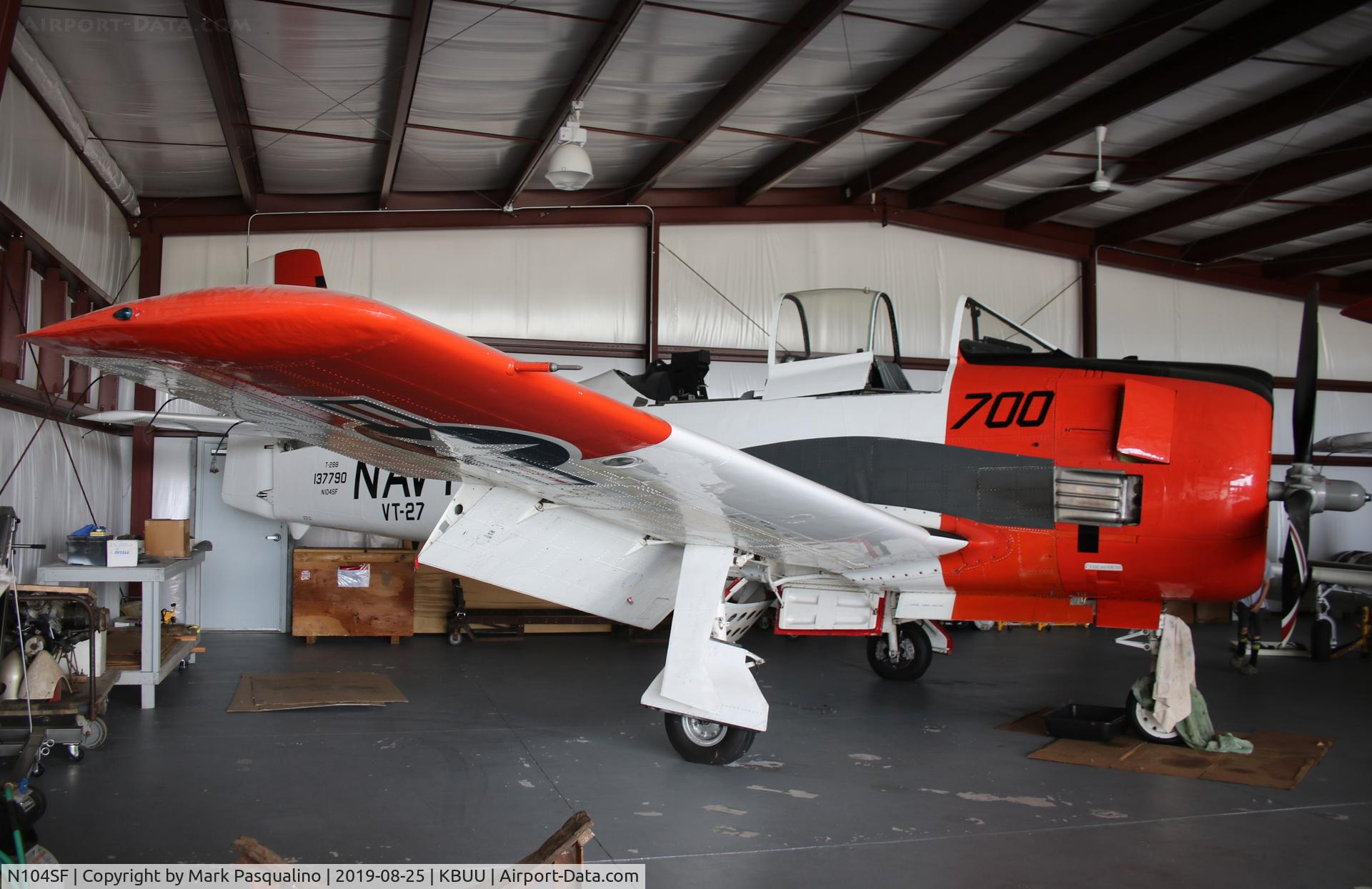 N104SF, 1954 North American T-28B Trojan C/N 200-153 (137790), North American T-28B