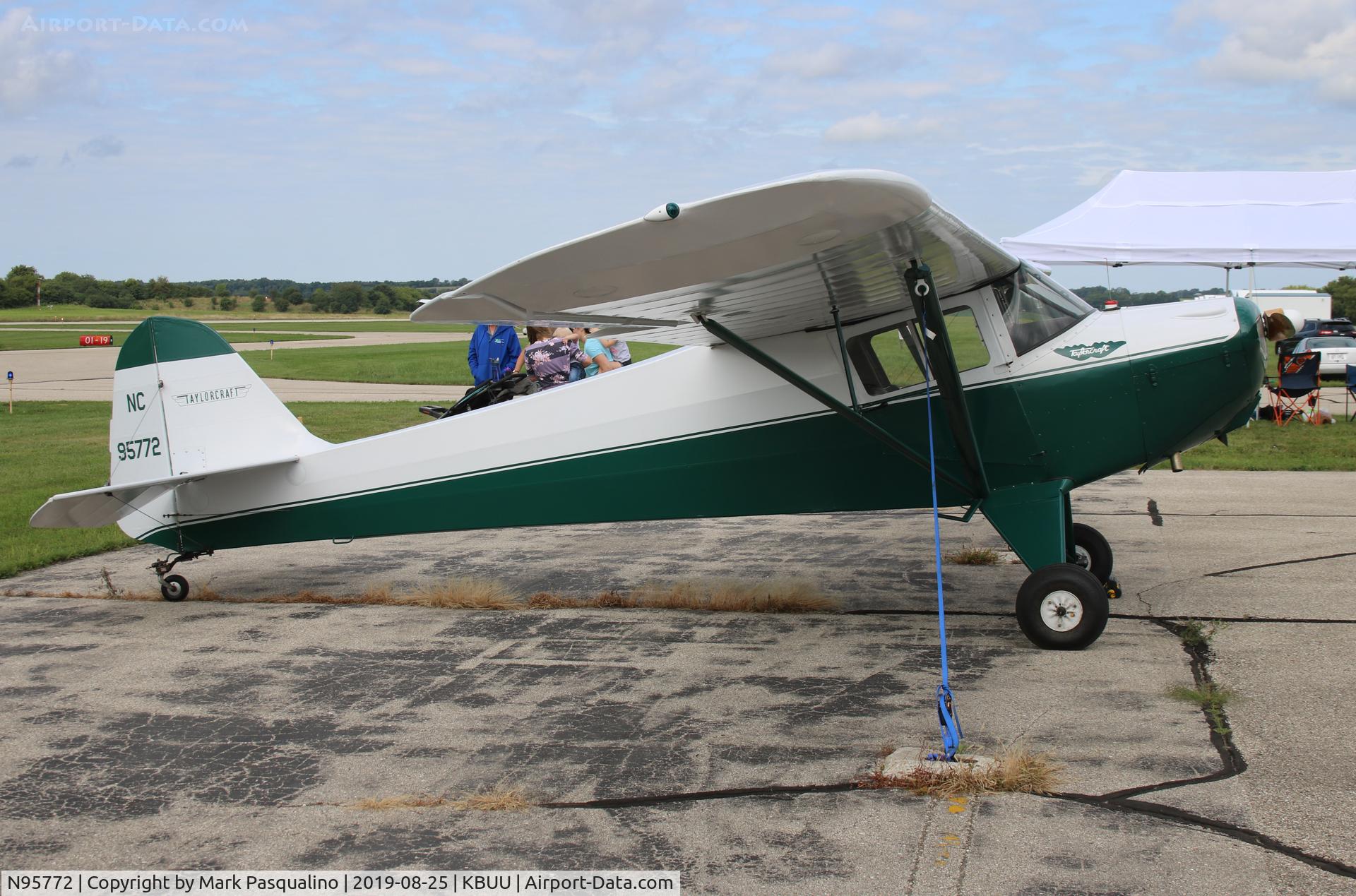 N95772, Taylorcraft BC12-D C/N 8072, Taylorcraft BC12-D