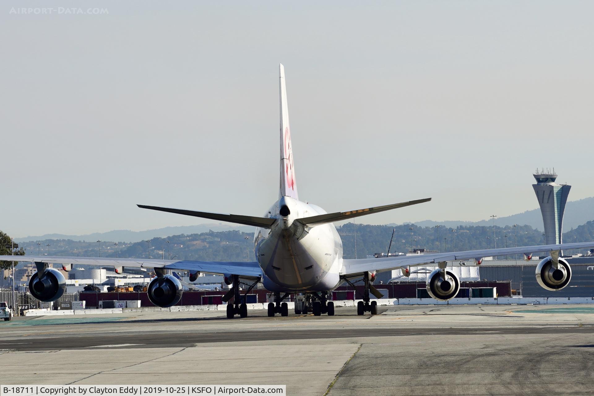 B-18711, 2002 Boeing 747-409F/SCD C/N 30768, SFO 2019.