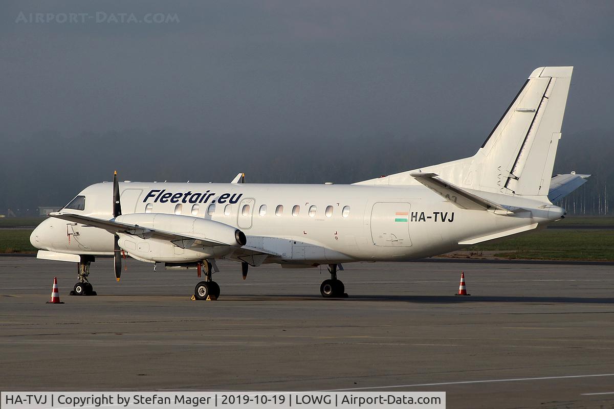 HA-TVJ, 1986 Saab 340A C/N 340A-066, Fleet Air Saab 340A @GRZ