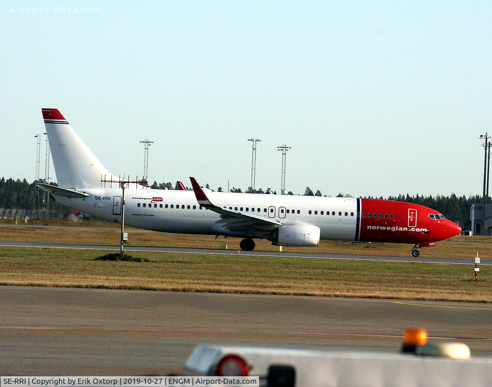 SE-RRI, 2015 Boeing 737-8JP C/N 41136, SE-RRI in OSL