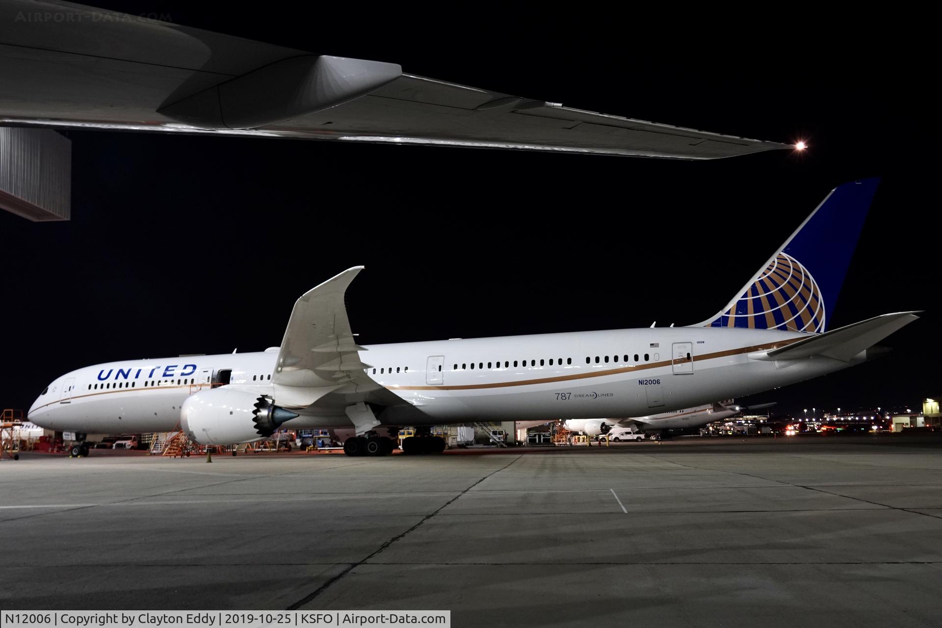 N12006, 2019 Boeing 787-10 Dreamliner C/N 60140, SFO 2019.