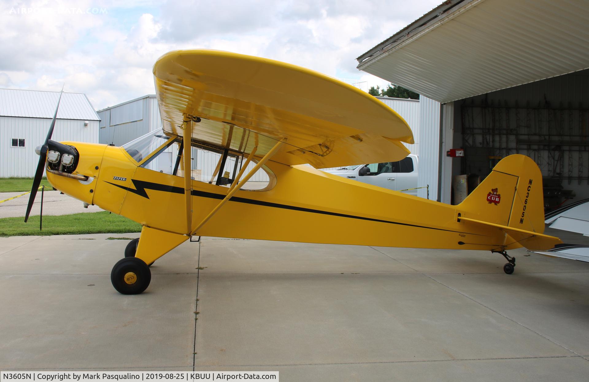 N3605N, 1947 Piper J3C-65 Cub C/N 22852, Piper J3C-65