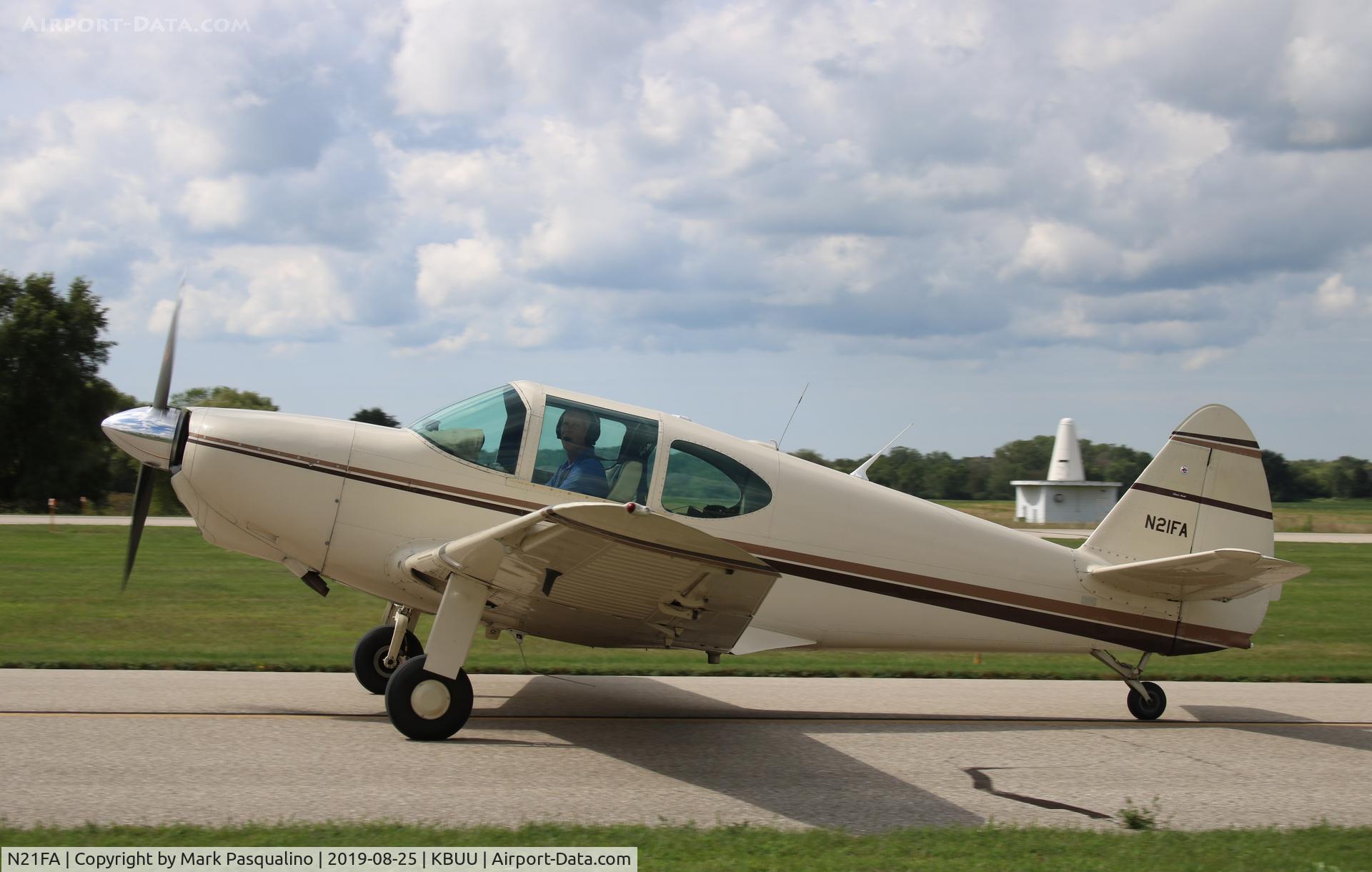 N21FA, 1950 Globe GC-1B Swift C/N 3727, Globe GC-1B