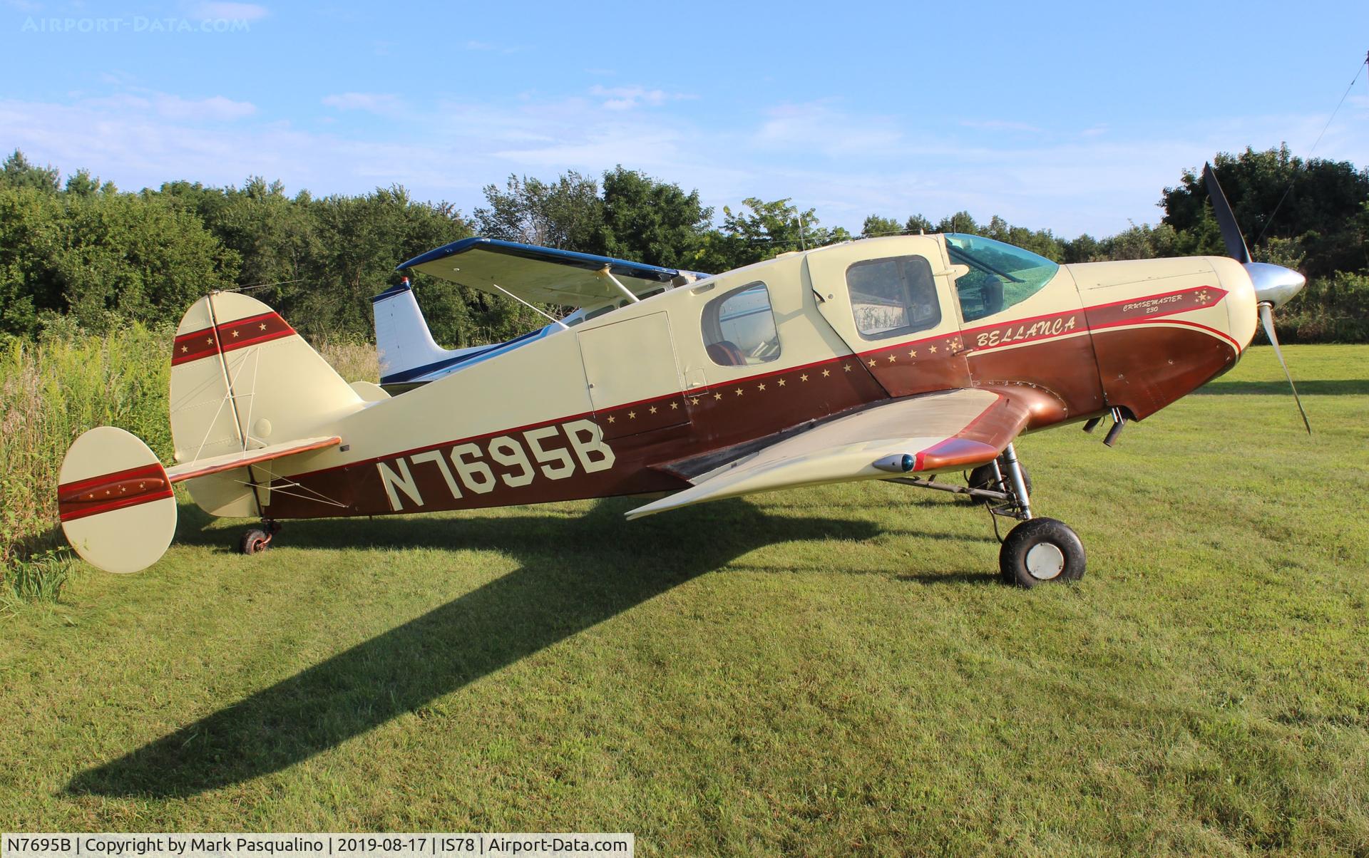 N7695B, 1958 Bellanca 14-19-2 Cruisair Senior C/N 4046, Bellanca 14-19-2