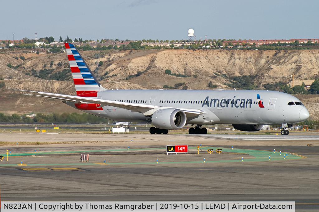 N823AN, 2016 Boeing 787-9 Dreamliner Dreamliner C/N 40641, American Airlines Boeing 787-9 Dreamliner