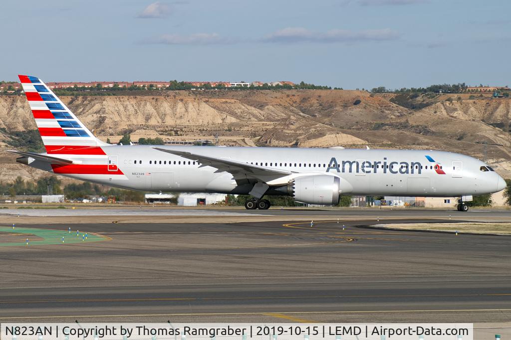 N823AN, 2016 Boeing 787-9 Dreamliner Dreamliner C/N 40641, American Airlines Boeing 787-9 Dreamliner