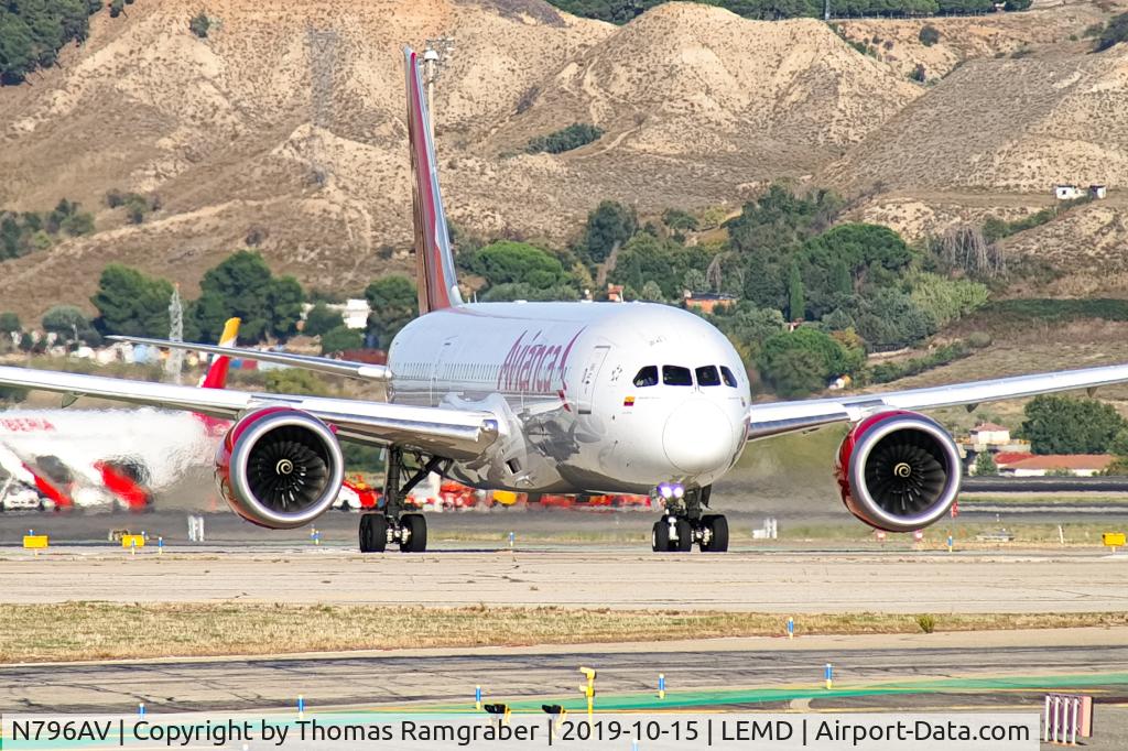 N796AV, 2018 Boeing 787-8 Dreamliner Dreamliner C/N 65315, Avianca Boeing 787-8 Dreamliner