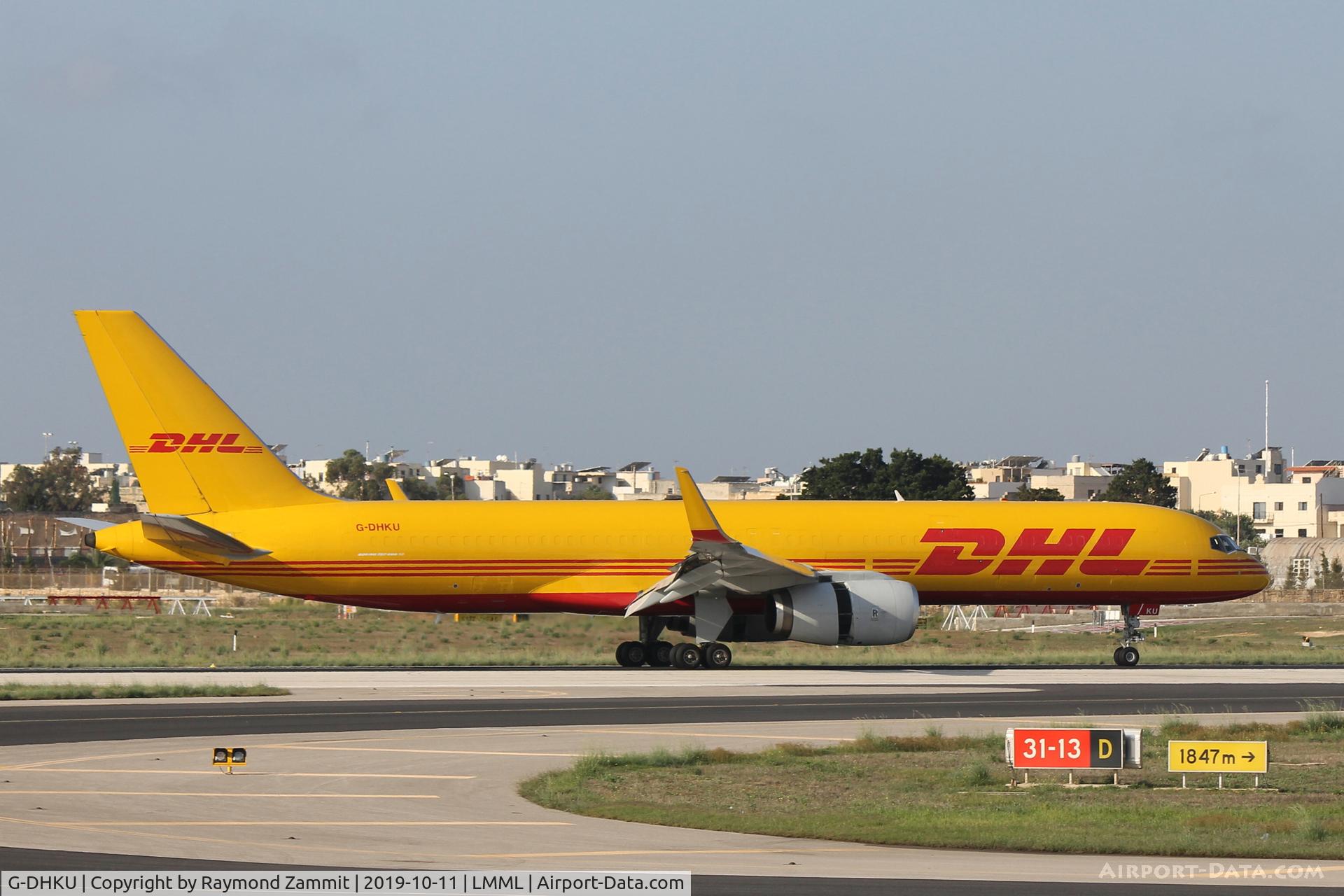 G-DHKU, 1999 Boeing 757-223F C/N 29589, B757 G-DHKU DHL Cargo