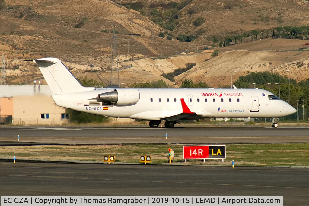 EC-GZA, 1998 Canadair CRJ-200ER (CL-600-2B19) C/N 7252, Iberia Regional (Air Nostrum) Canadair Regionaljet 200