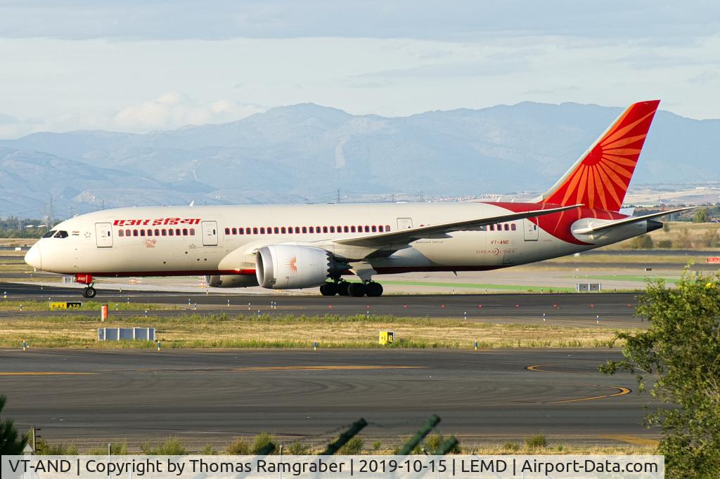 VT-AND, 2011 Boeing 787-8 Dreamliner C/N 36278, Air India Boeing 787-8 Dreamliner