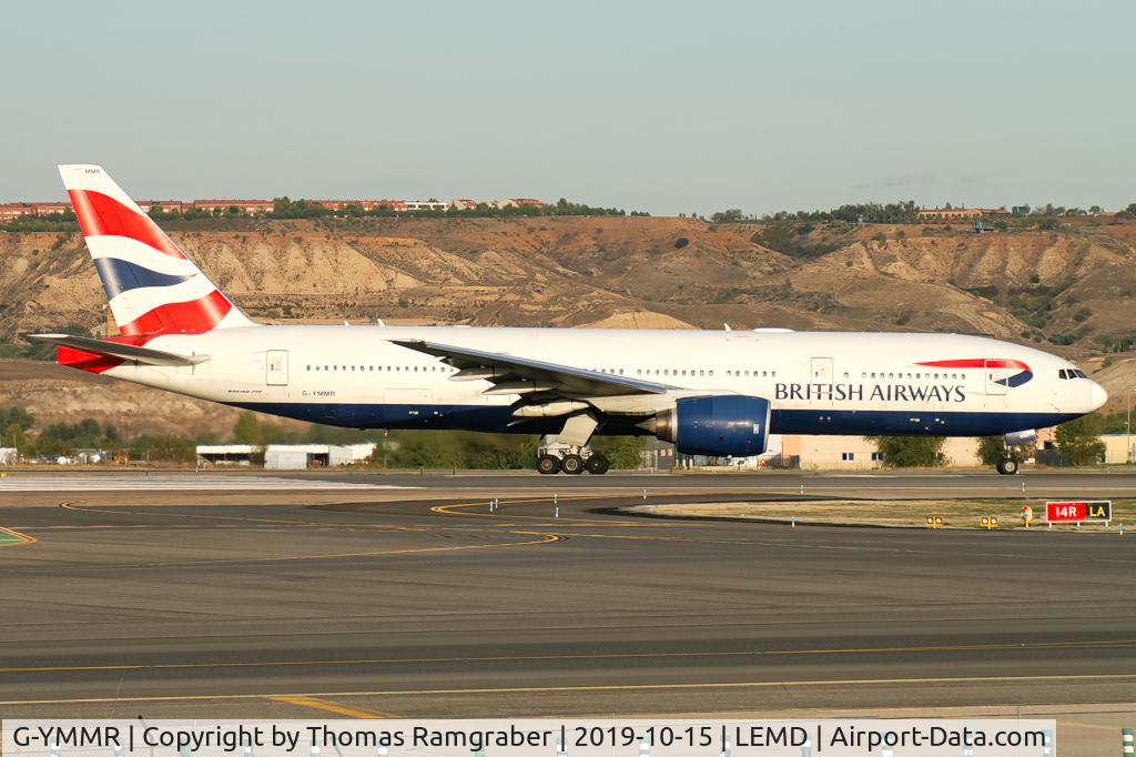 G-YMMR, 2008 Boeing 777-236 C/N 36516, British Airways Boeing 777-200