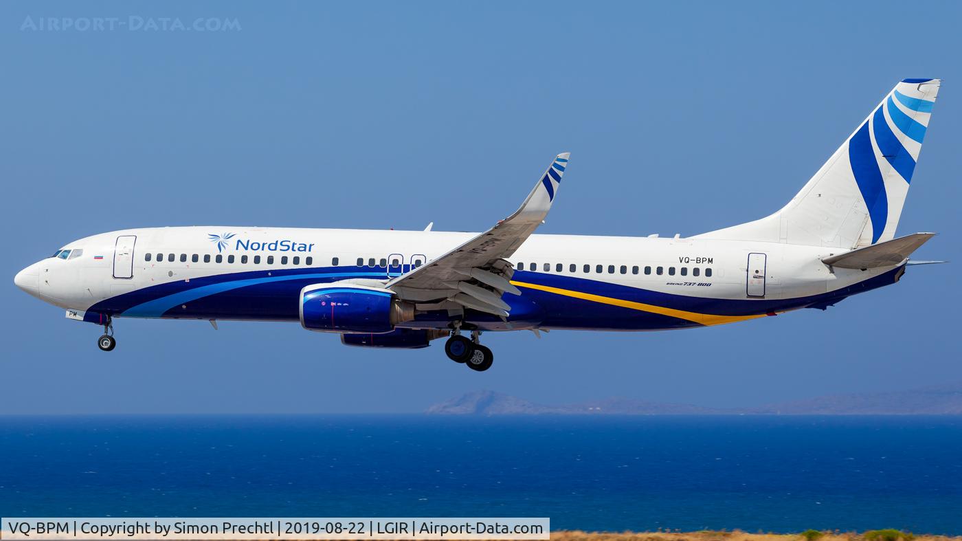 VQ-BPM, 2004 Boeing 737-8AS C/N 33812, VQ-BPM @ Heraklion N. Kazantzakis Airport