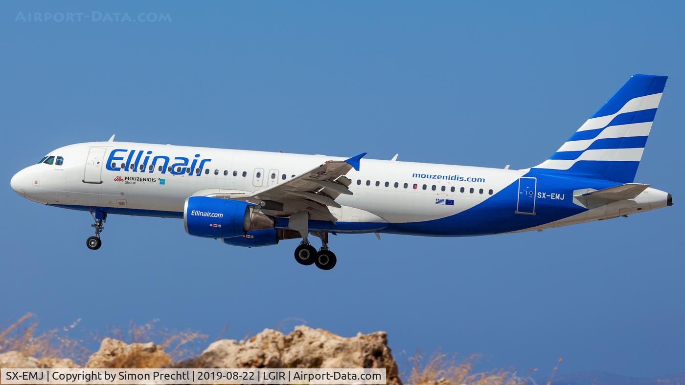SX-EMJ, 2001 Airbus A320-214 C/N 1637, SX-EMJ @ Heraklion N. Kazantzakis Airport