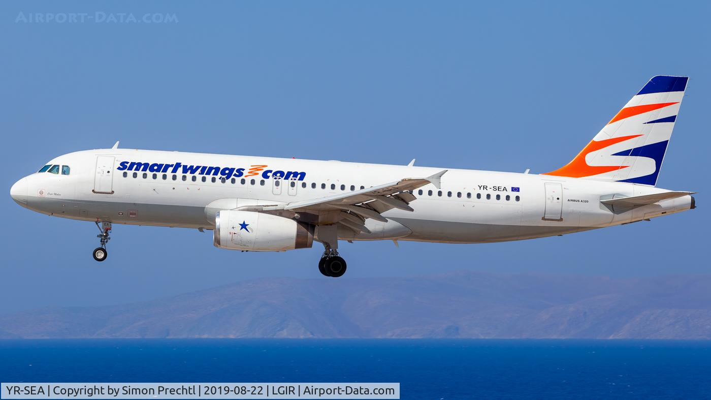 YR-SEA, Airbus 320-231 C/N 357, YR-SEA @ Heraklion N. Kazantzakis Airport