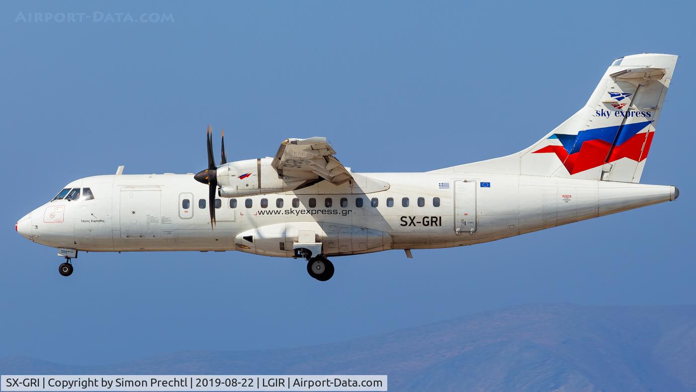 SX-GRI, 1997 ATR 42-500 C/N 534, SX-GRI @ Heraklion N. Kazantzakis Airport