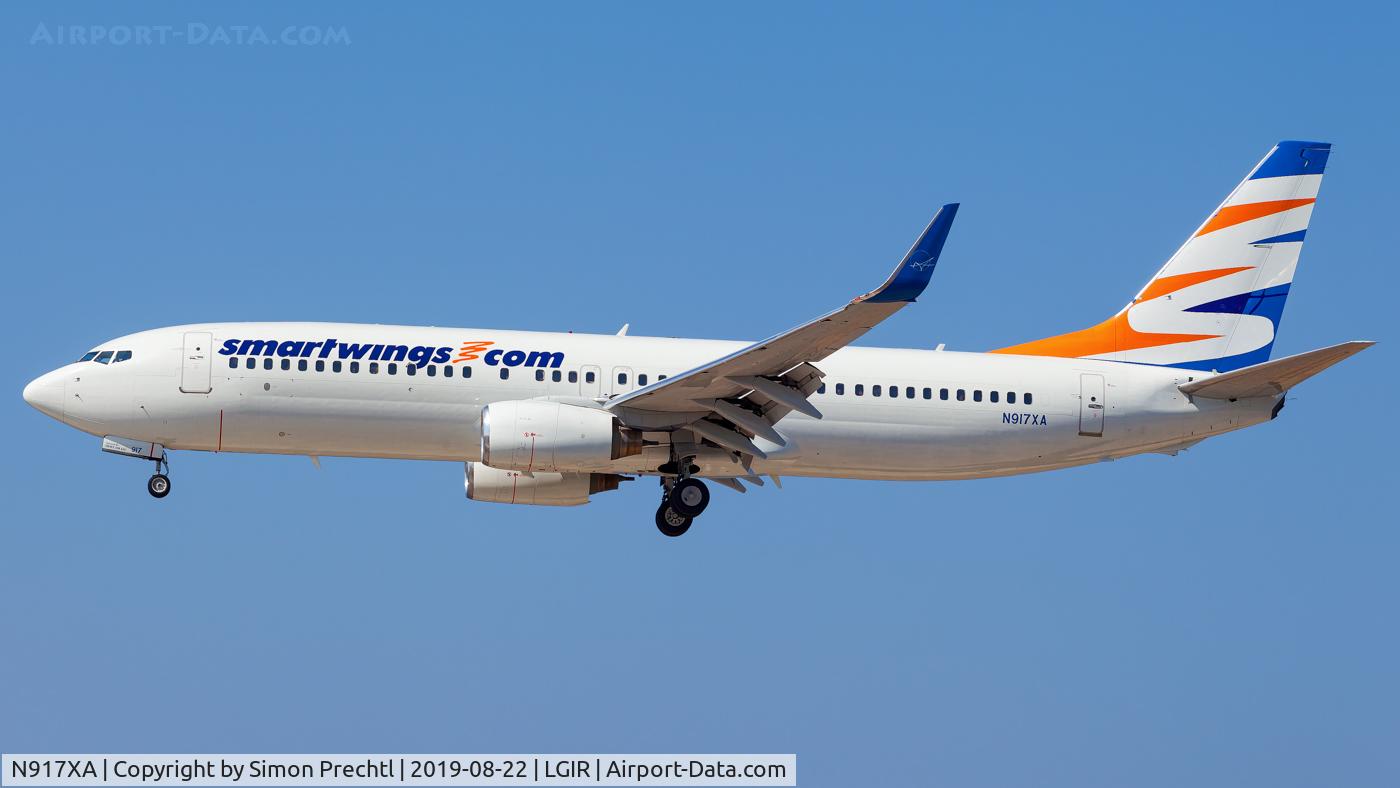 N917XA, 2002 Boeing 737-86J C/N 32917, N917XA @ Heraklion N. Kazantzakis Airport