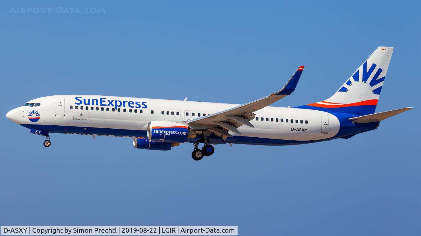 D-ASXY, 2011 Boeing 737-8AS C/N 34985, D-ASXY @ Heraklion N. Kazantzakis Airport