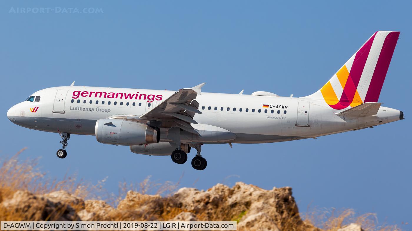 D-AGWM, 2009 Airbus A319-132 C/N 3839, D-AGWM @ Heraklion N. Kazantzakis Airport